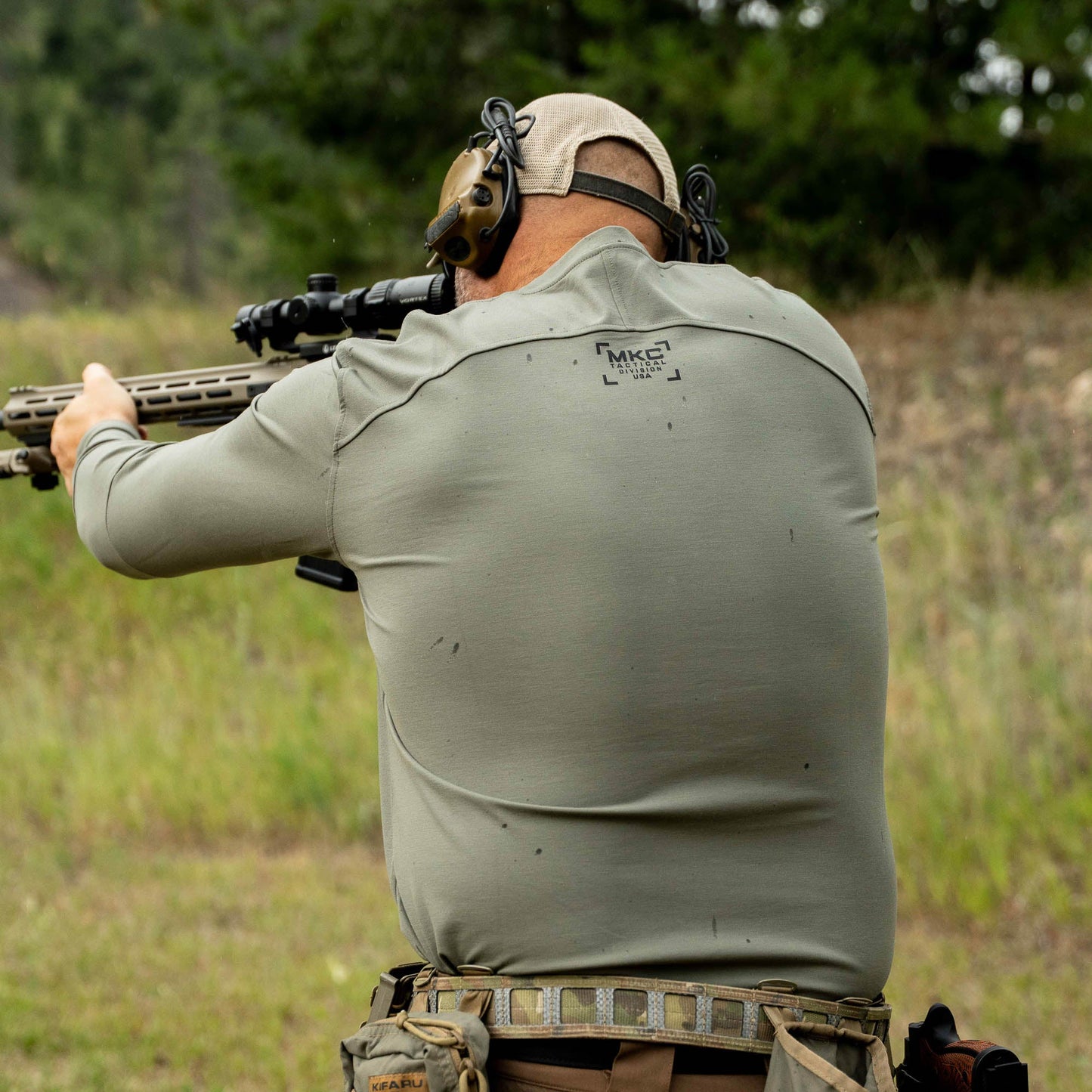 RANGE DAY PERFORMANCE LONG SLEEVE - OD GREEN