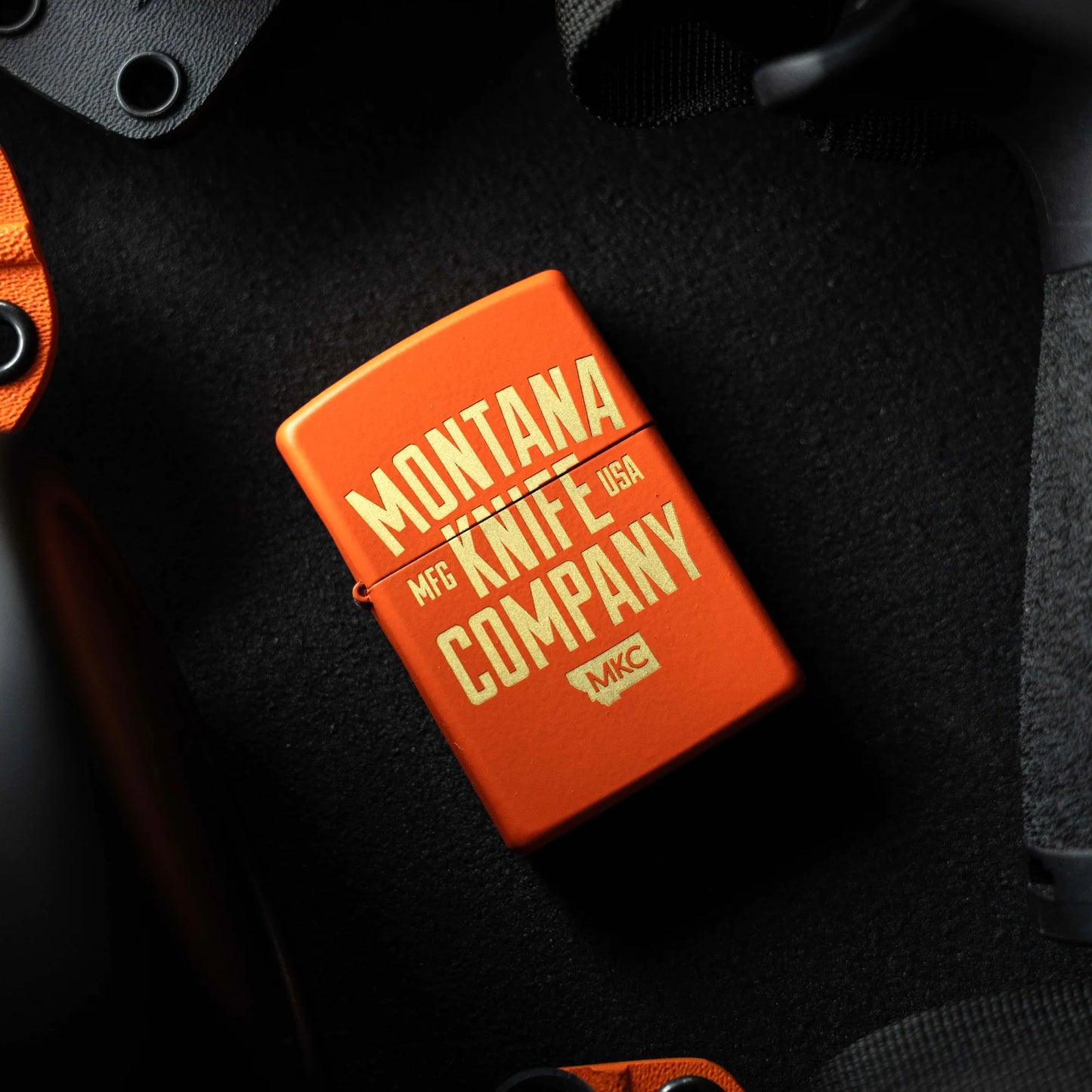 LIMITED EDITION BLAZE ORANGE CERAKOTE - ZIPPO LIGHTER - USA MADE