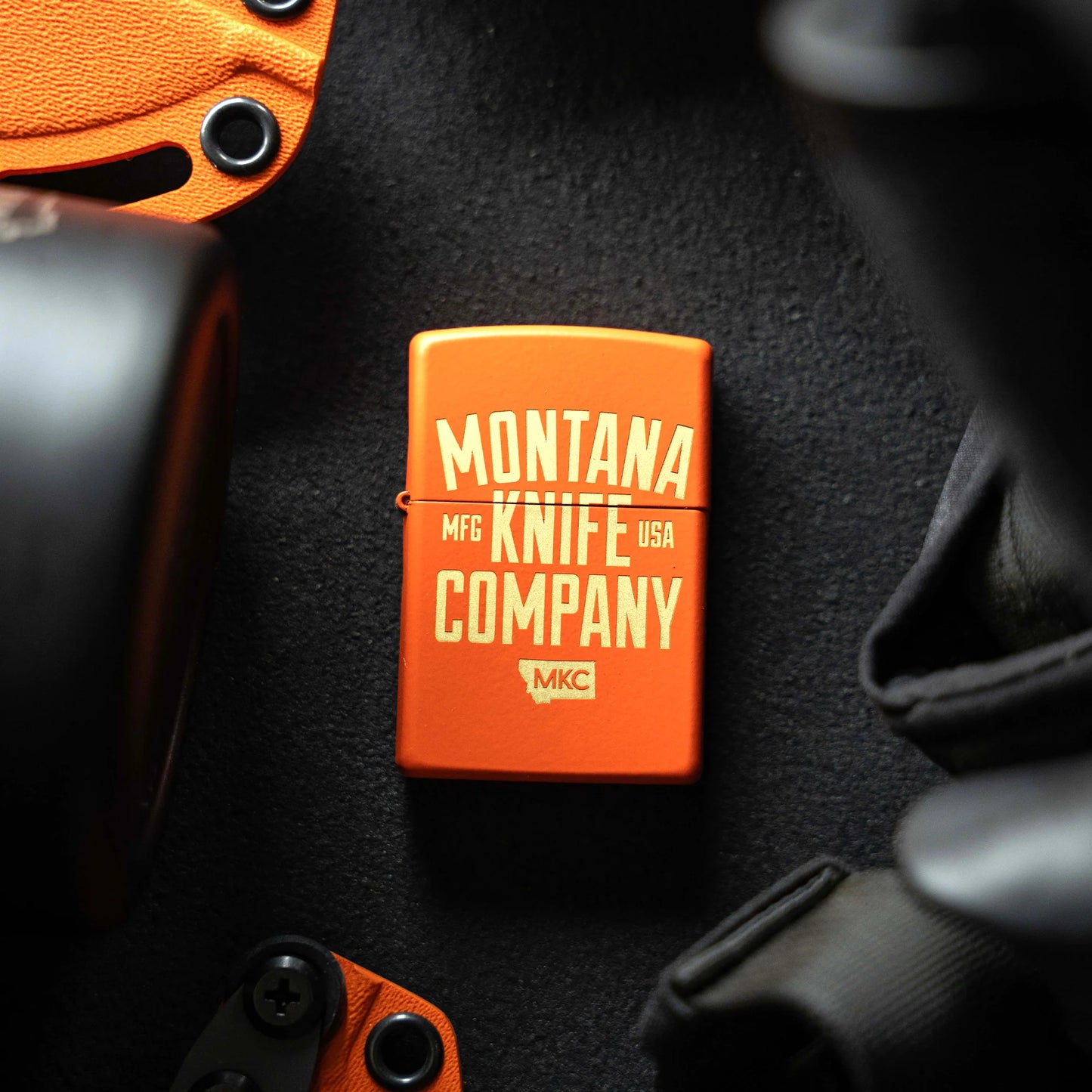 LIMITED EDITION BLAZE ORANGE CERAKOTE - ZIPPO LIGHTER - USA MADE