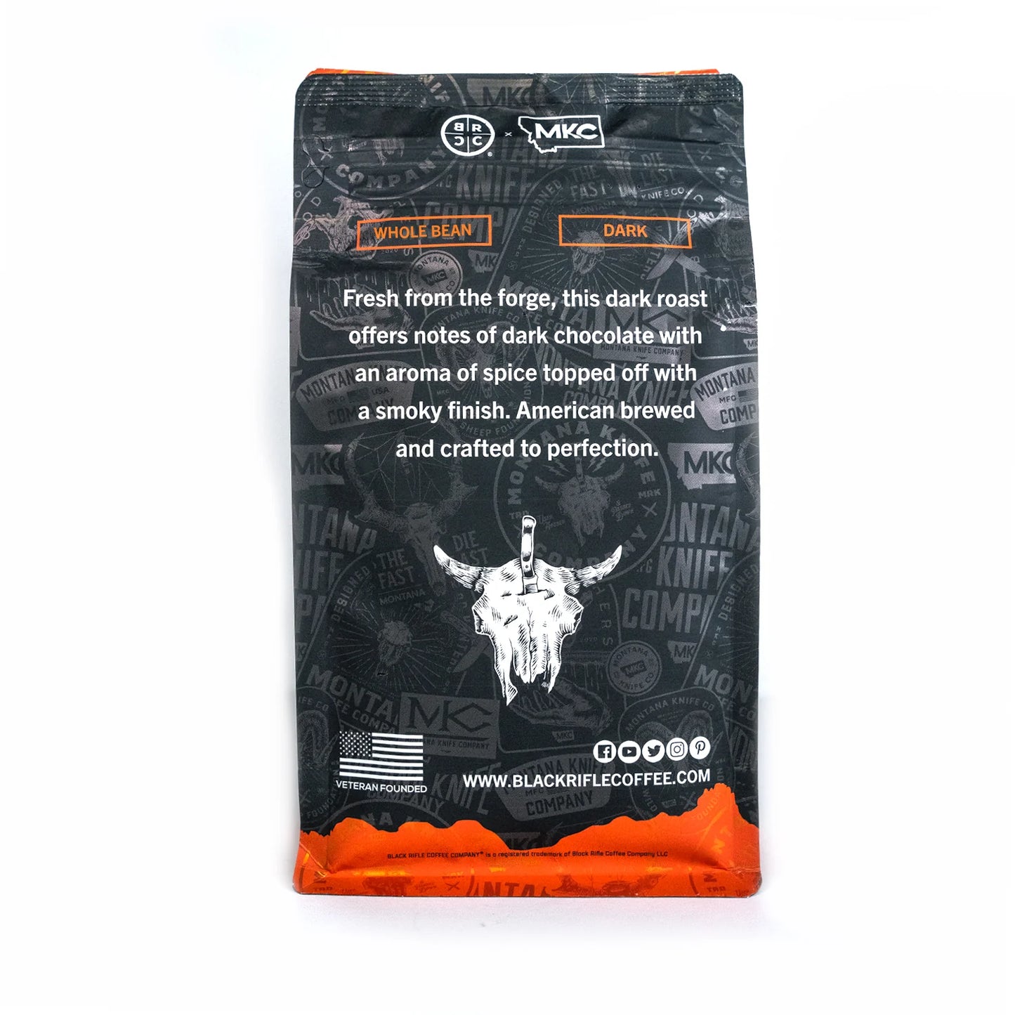 MKC X BLACK RIFLE COFFEE SIGNATURE DARK ROAST - WHOLE BEAN