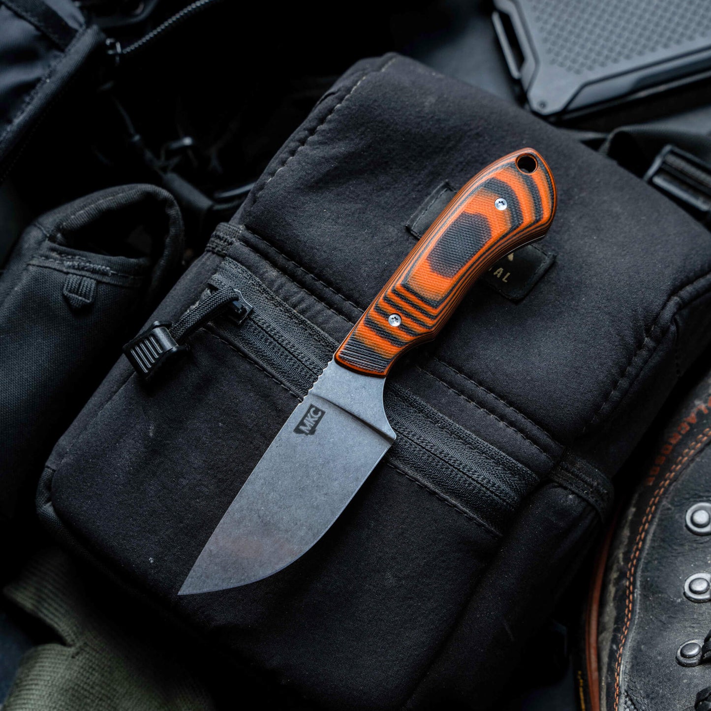 ELKHORN SKINNER - ORANGE & BLACK