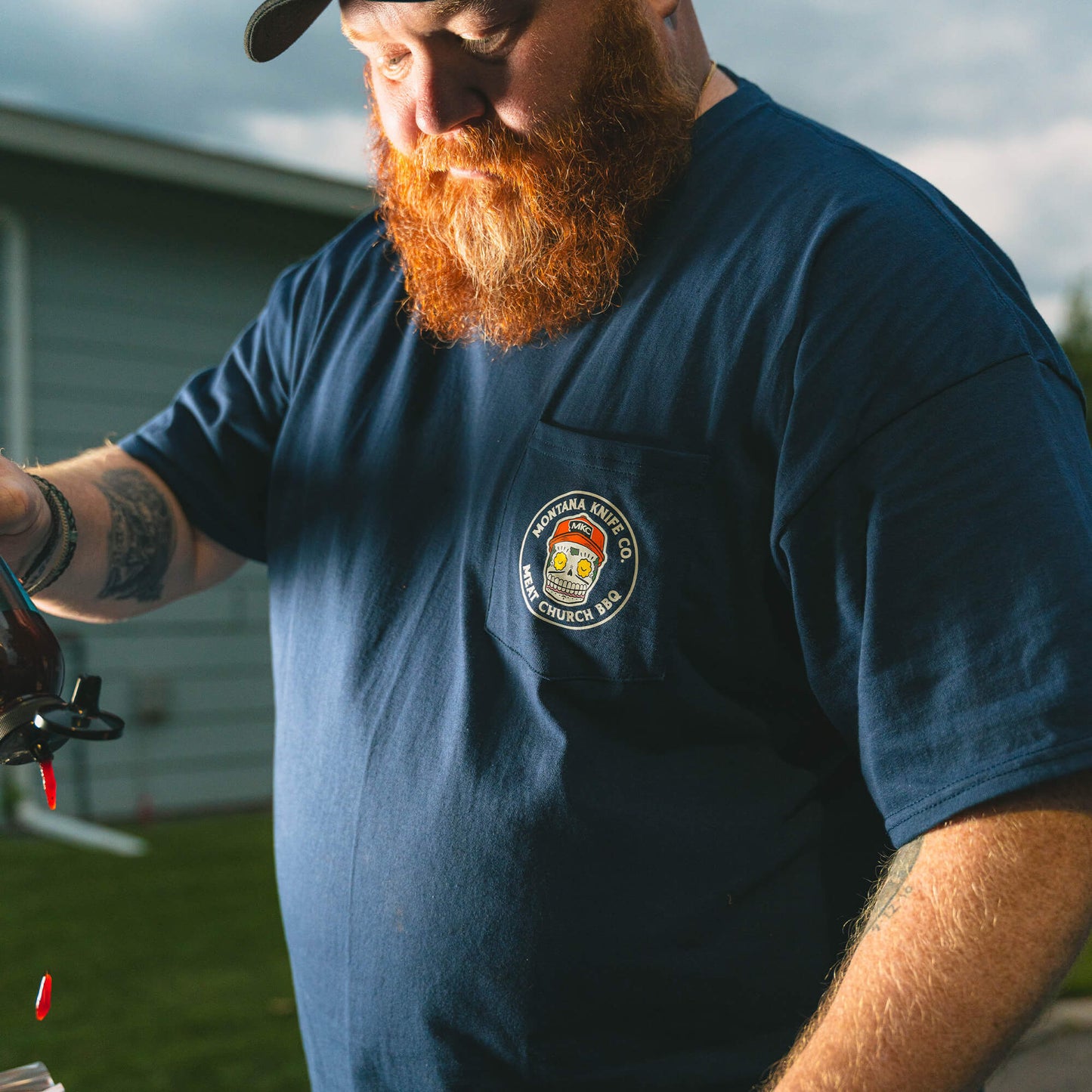 MKC x MEAT CHURCH - POCKET TEE