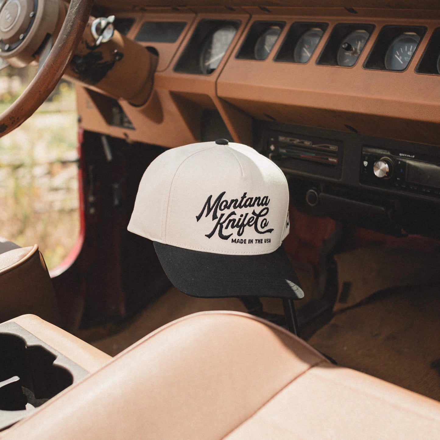 MKC HERITAGE HAT - IVORY/BLACK