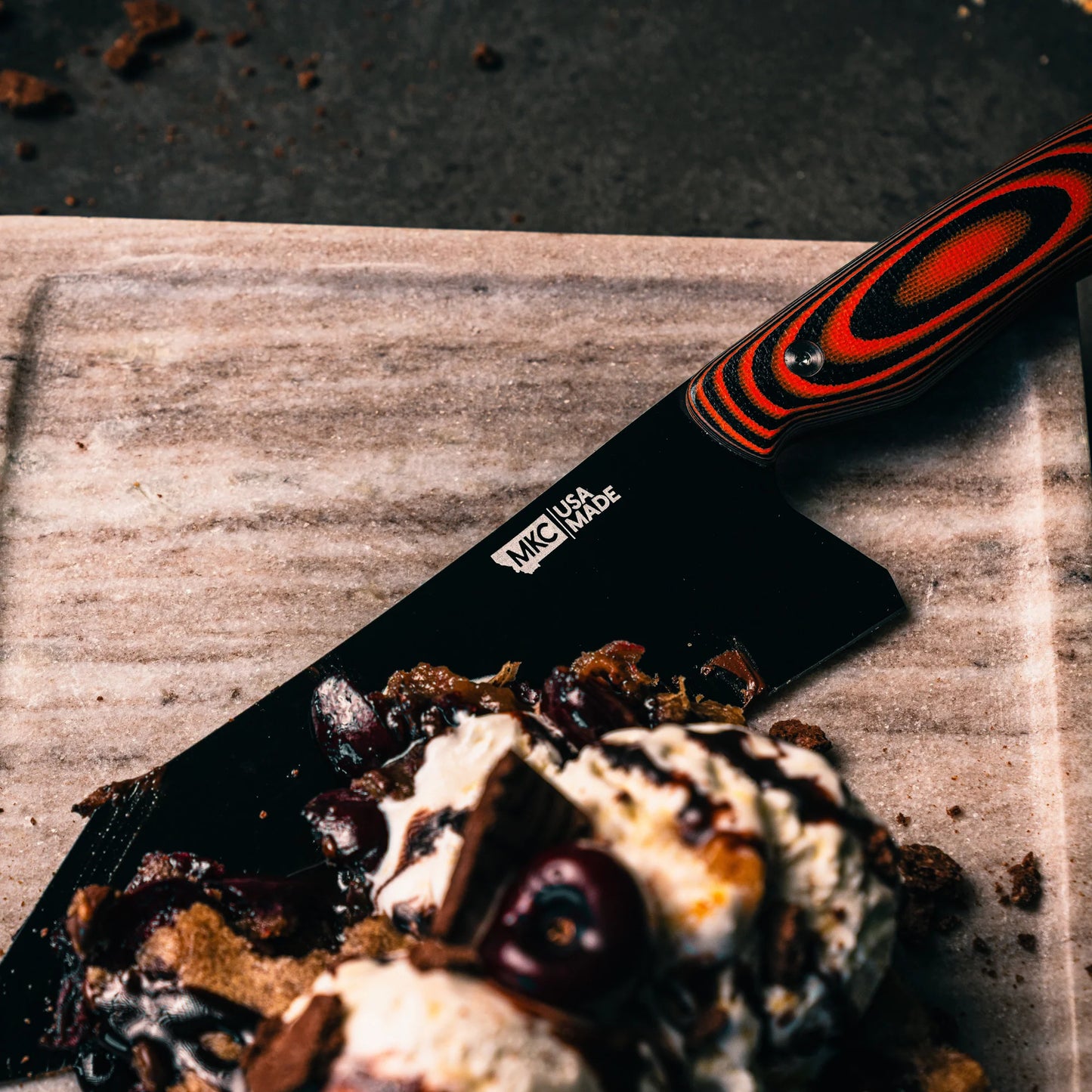 SMITH RIVER SANTOKU - ORANGE & BLACK