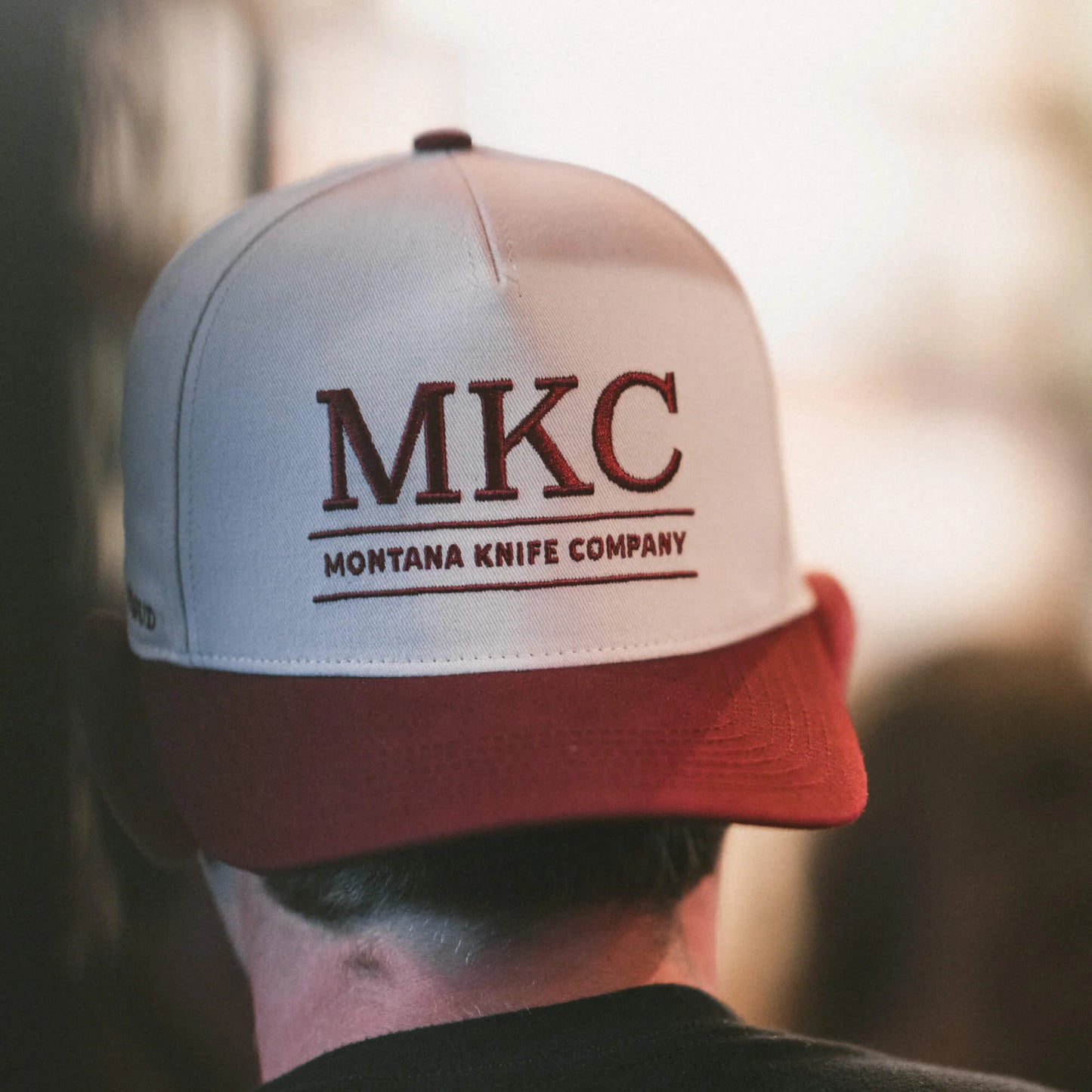 MKC UNIVERSITY HAT - IVORY/MAROON