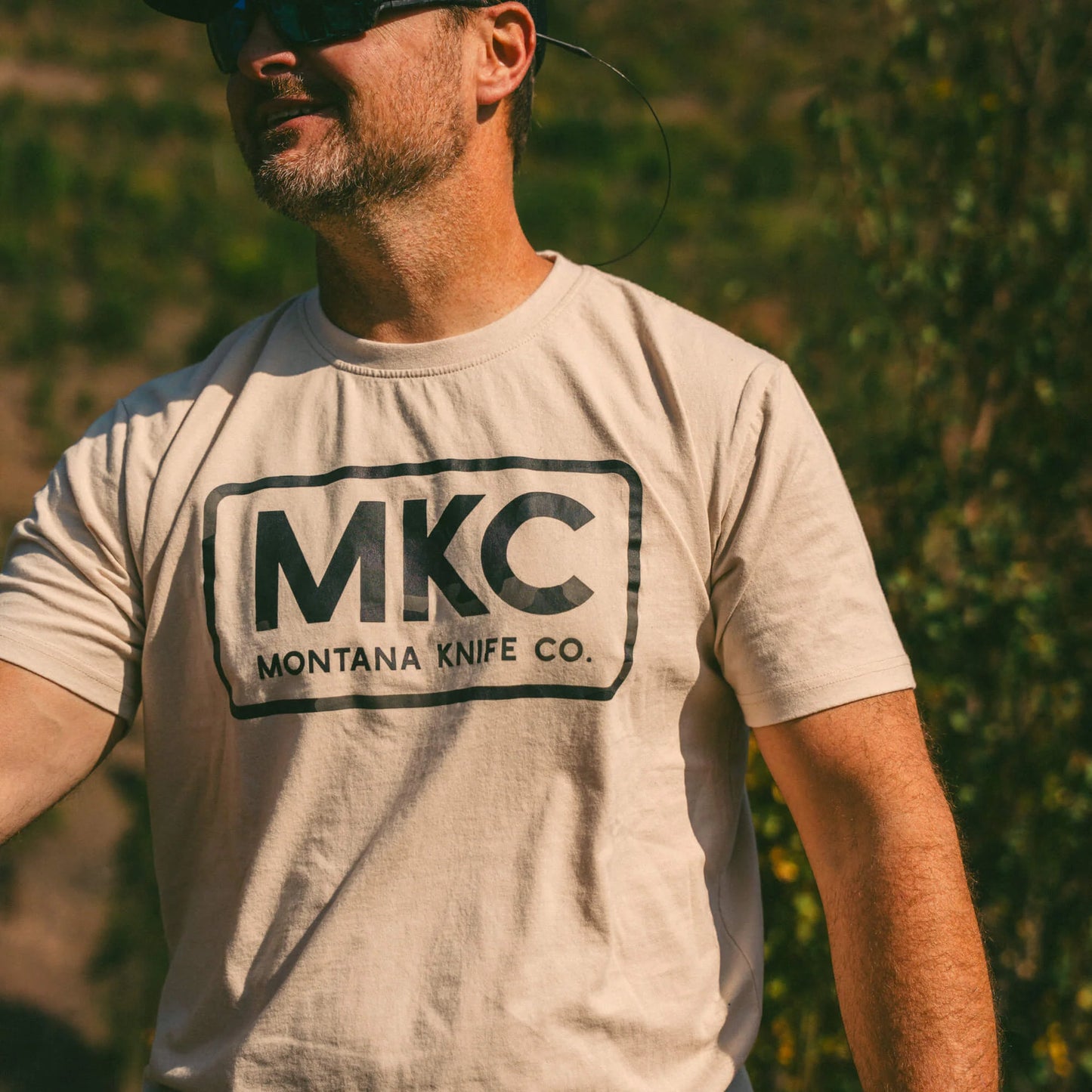 MKC LOGO TEE - BONE