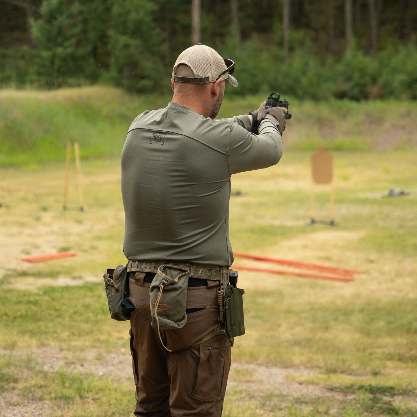 RANGE DAY PERFORMANCE LONG SLEEVE - OD GREEN