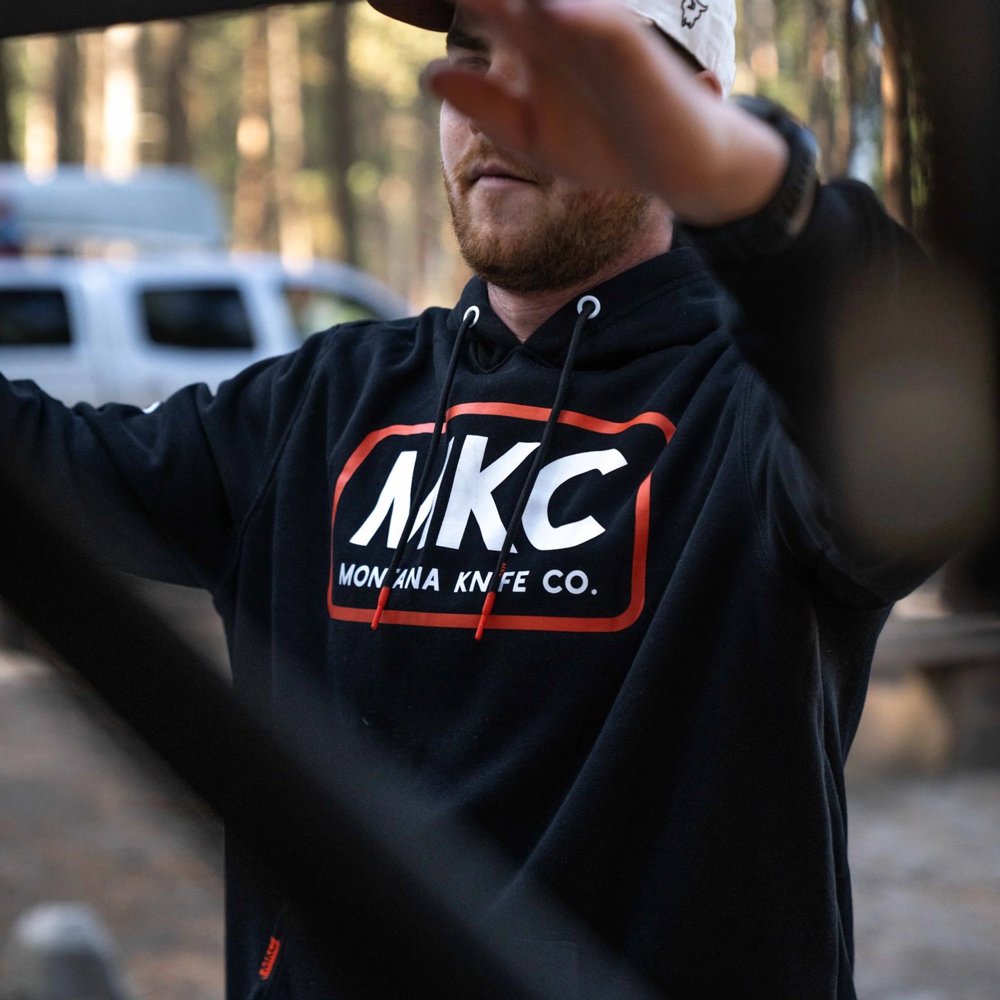 MKC FLEECE HOODIE - BLACK