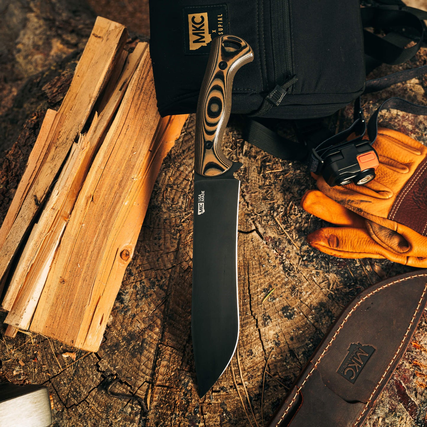 MKC CHOPPER - TAN & BLACK