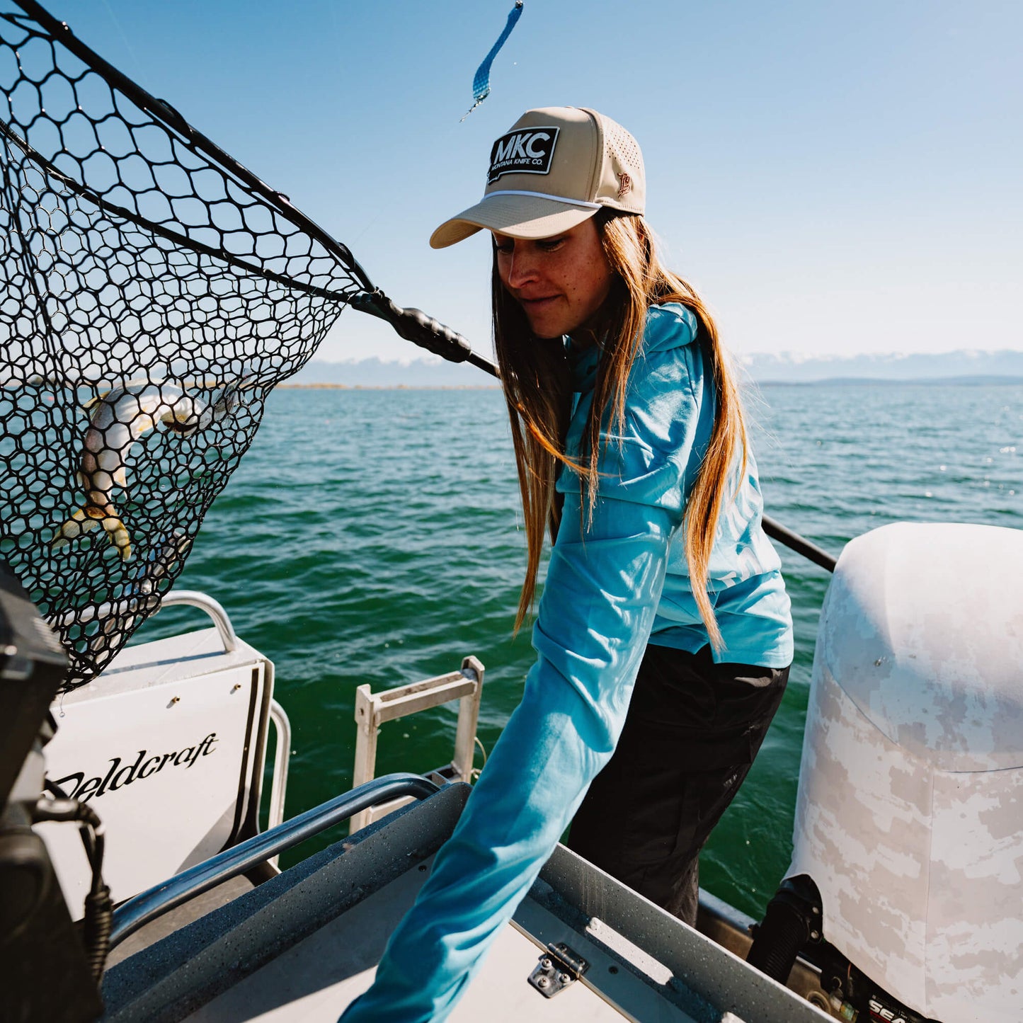 SUN RIVER BAMBOO HOODIE - GLACIER BLUE