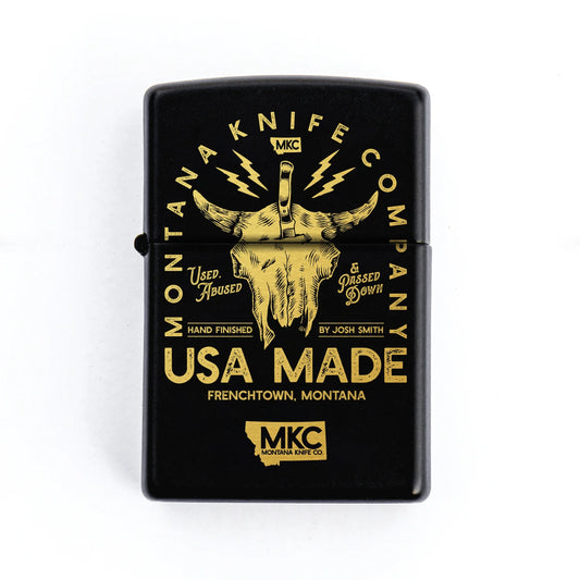 BISON SKULL - TRADITIONAL WINDPROOF ZIPPO LIGHTER - USA MADE