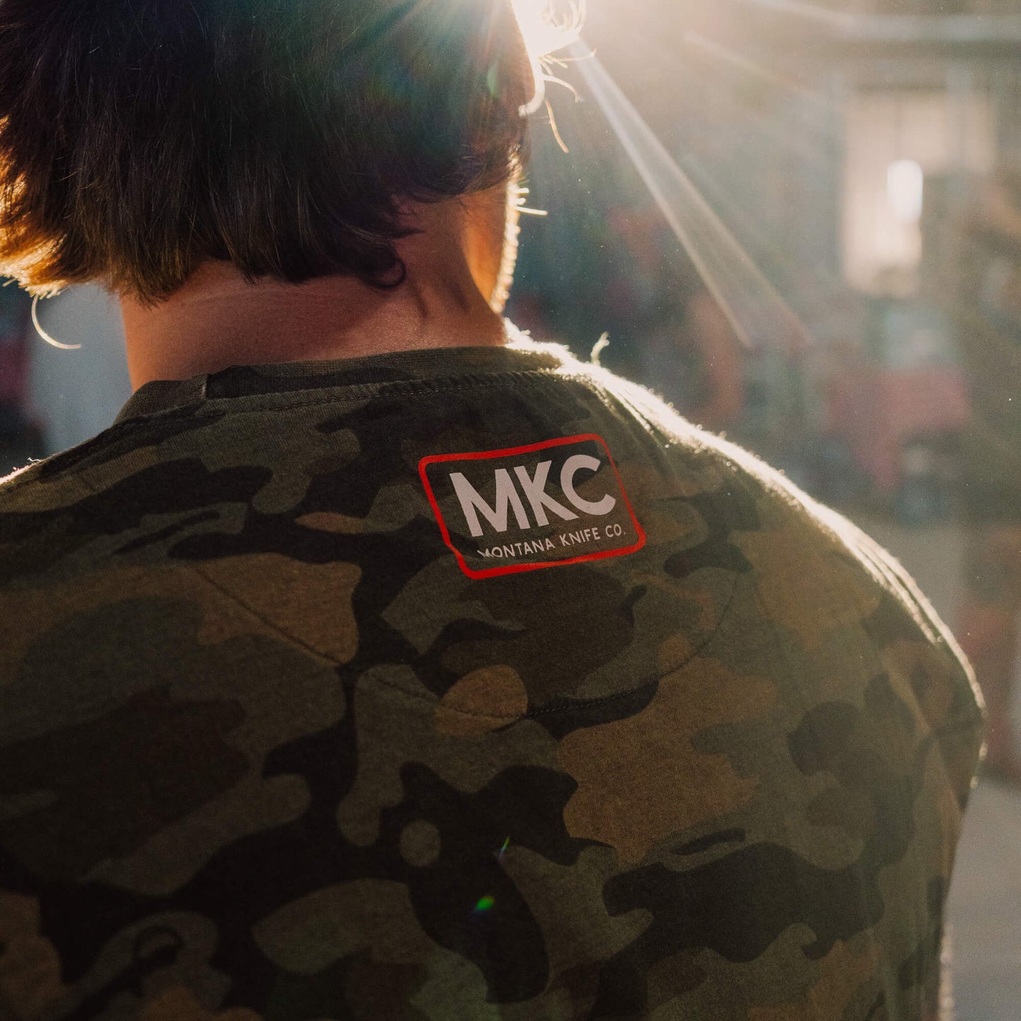 MKC LOGO TEE - VINTAGE WOODLAND CAMO