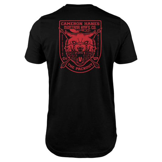 MKC X CAM HANES PACKOUT TEE - BLACK