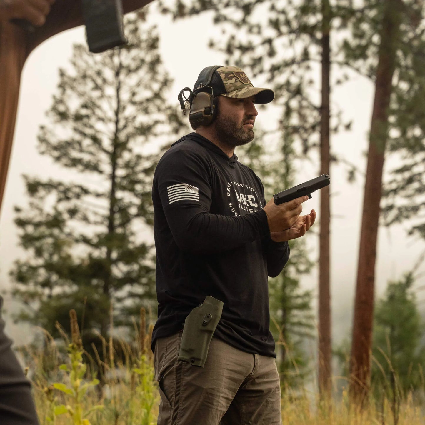 TACTICAL LIGHTWEIGHT BAMBOO HOODIE - SHADOW