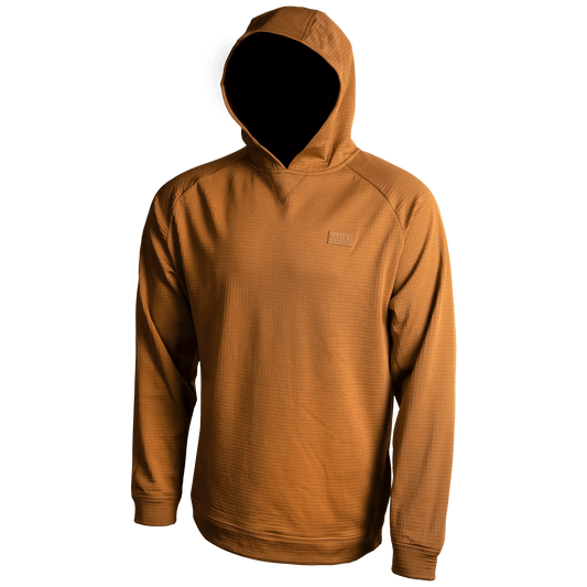 MKC WAFFLE KNIT PERFORMANCE HOODIE - COYOTE
