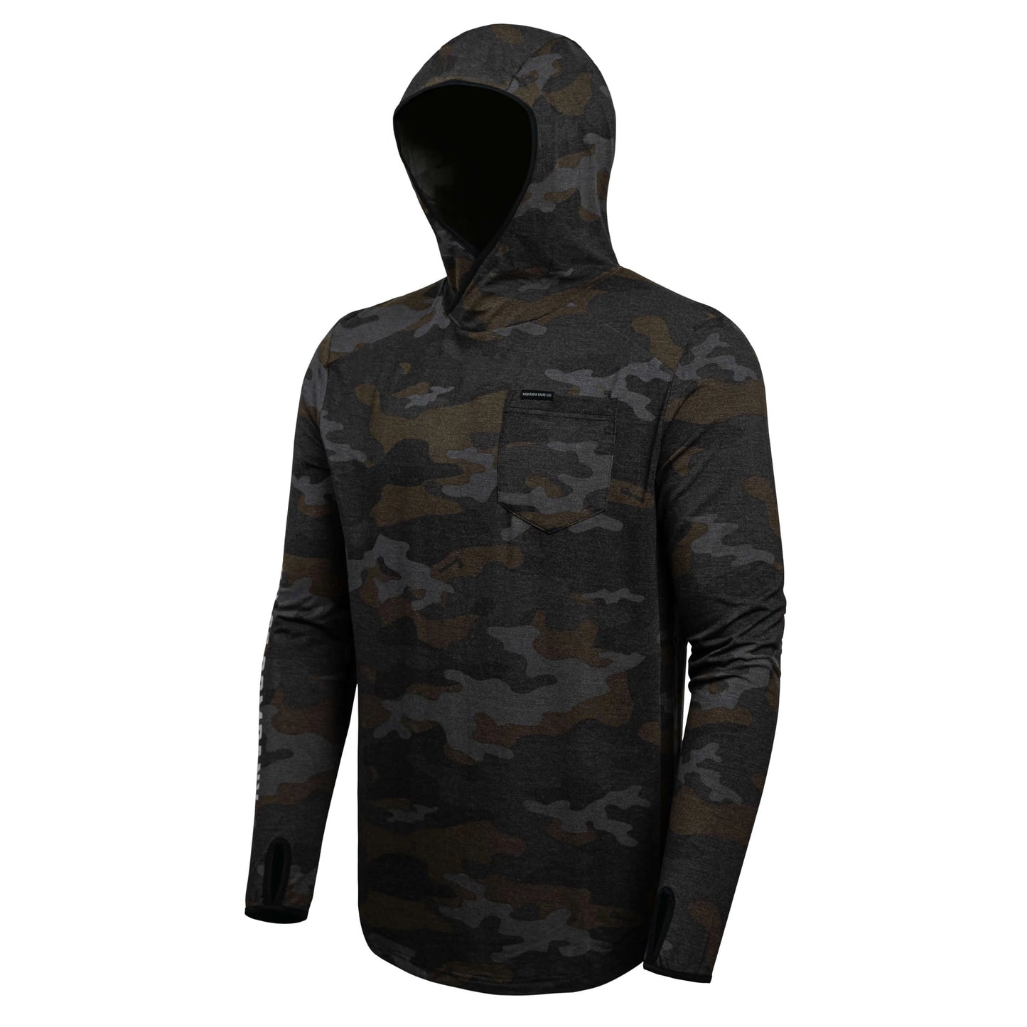 SUN RIVER BAMBOO HOODIE - DARK MKC CAMO