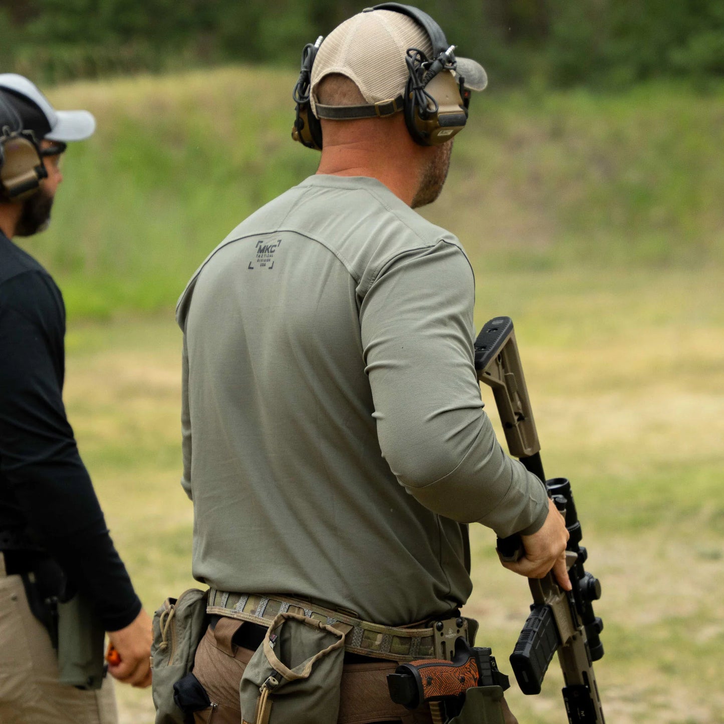 RANGE DAY PERFORMANCE LONG SLEEVE - OD GREEN