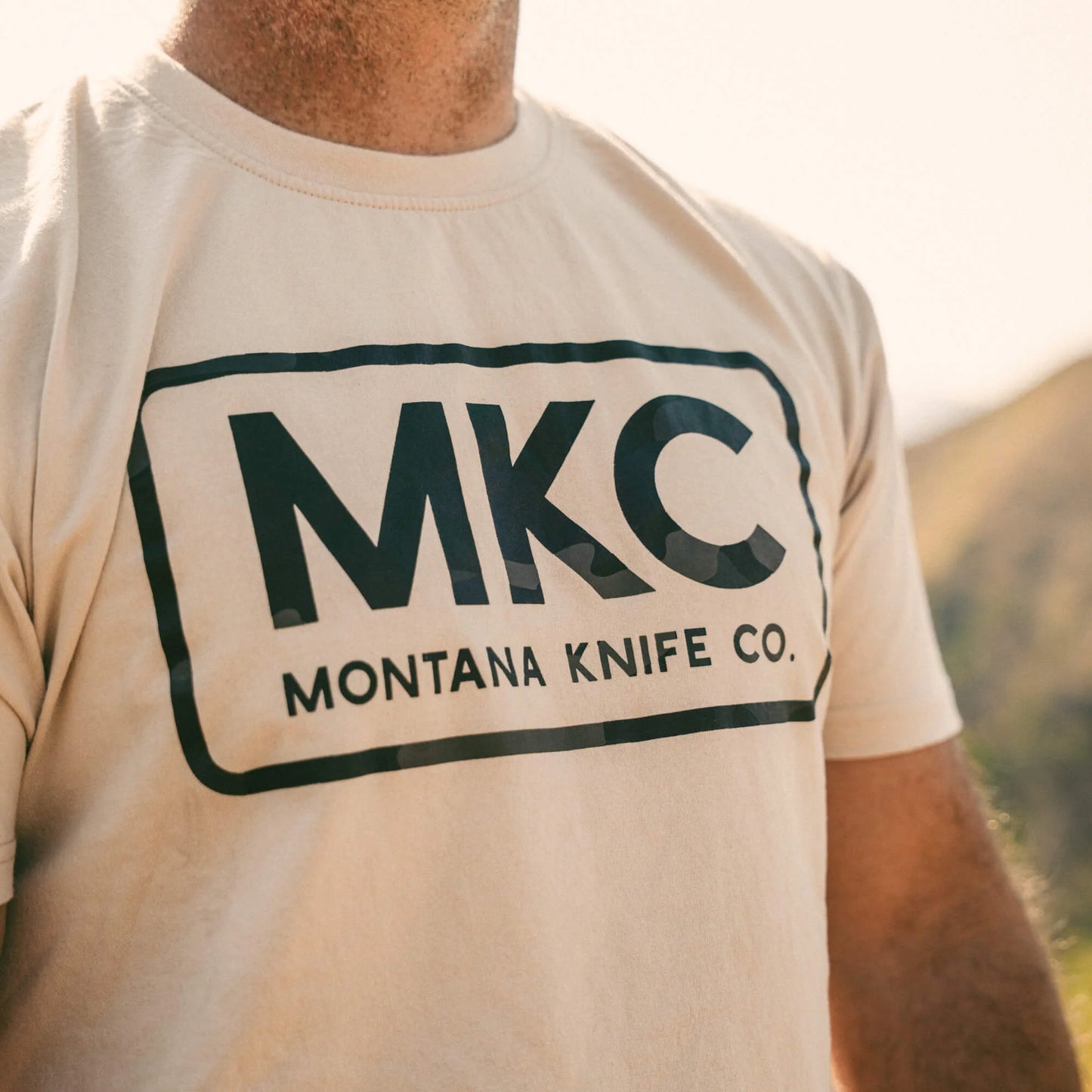 MKC LOGO TEE - BONE
