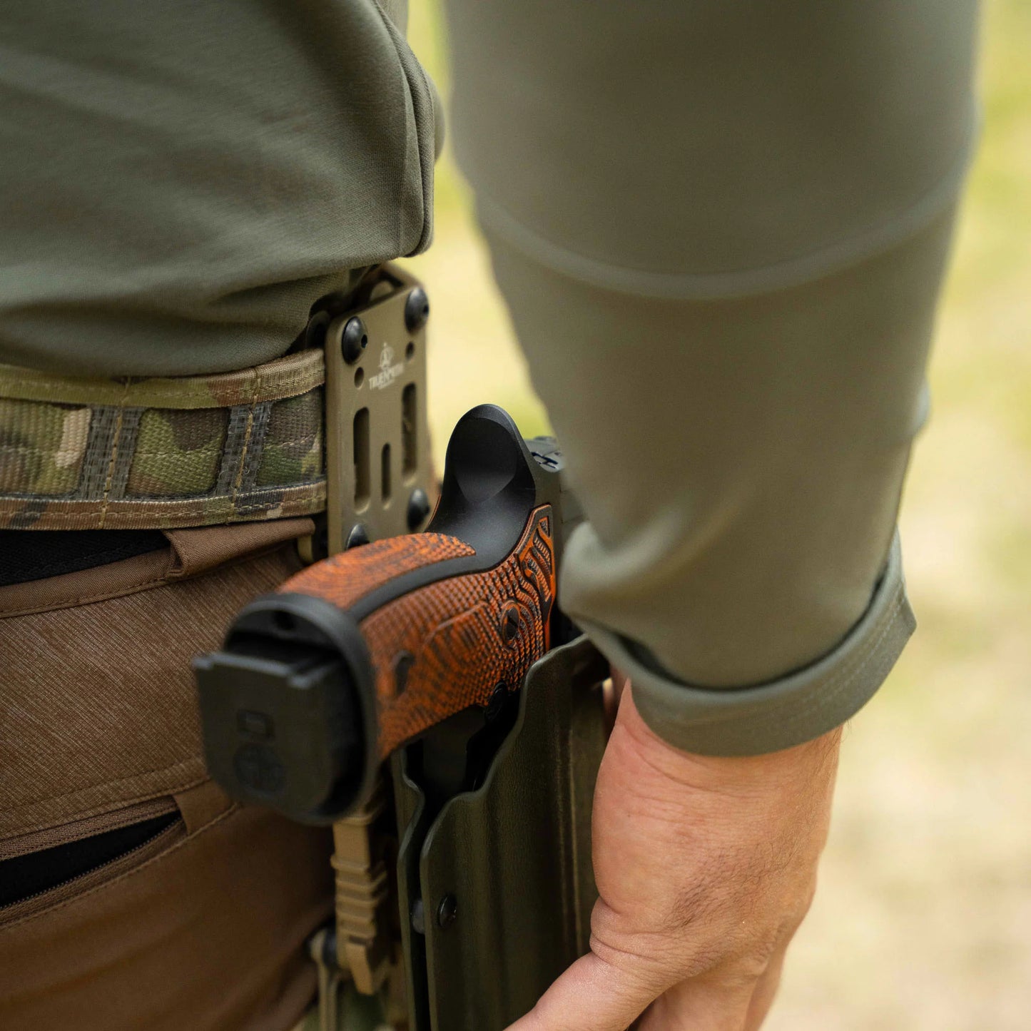 RANGE DAY PERFORMANCE LONG SLEEVE - OD GREEN