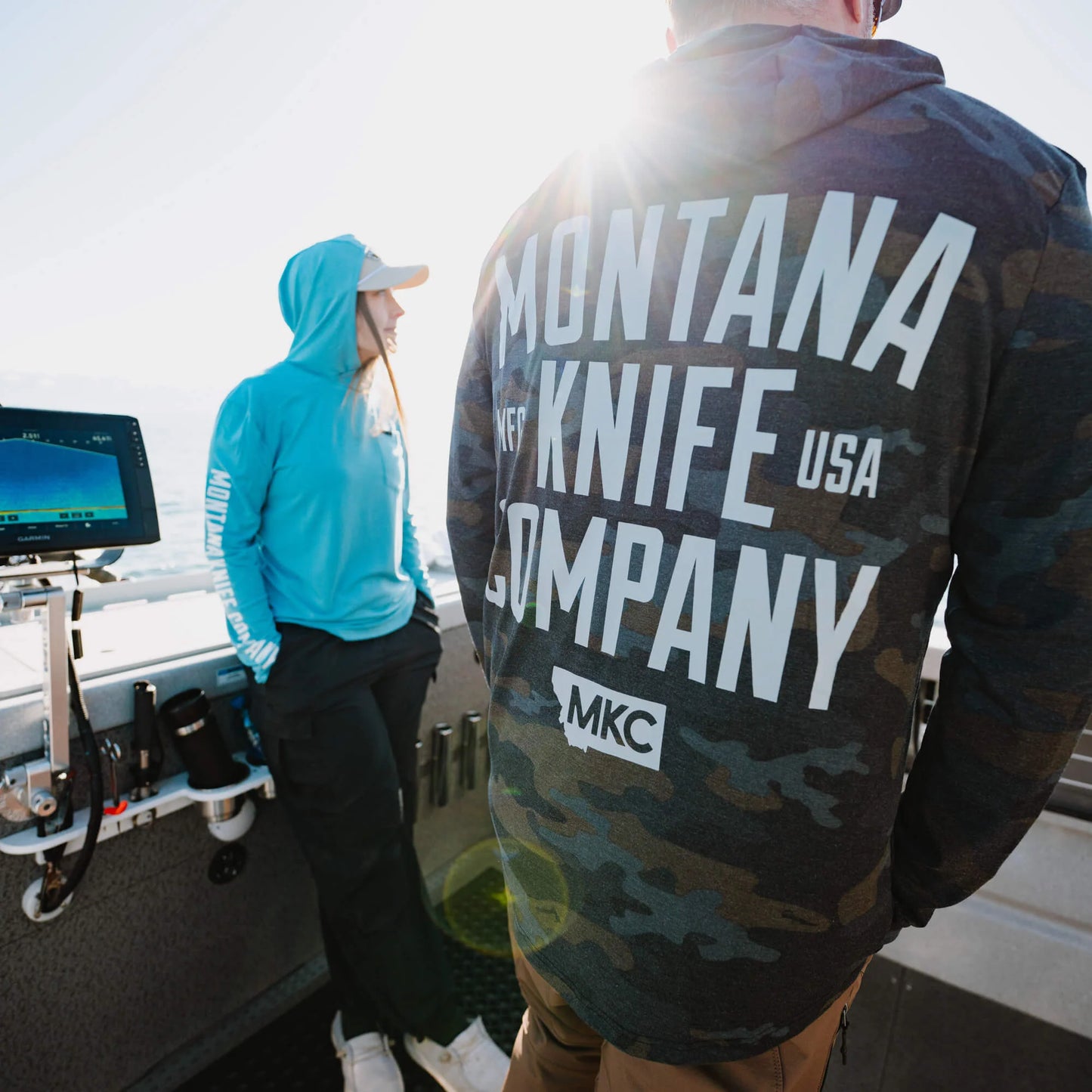 SUN RIVER BAMBOO HOODIE - DARK MKC CAMO