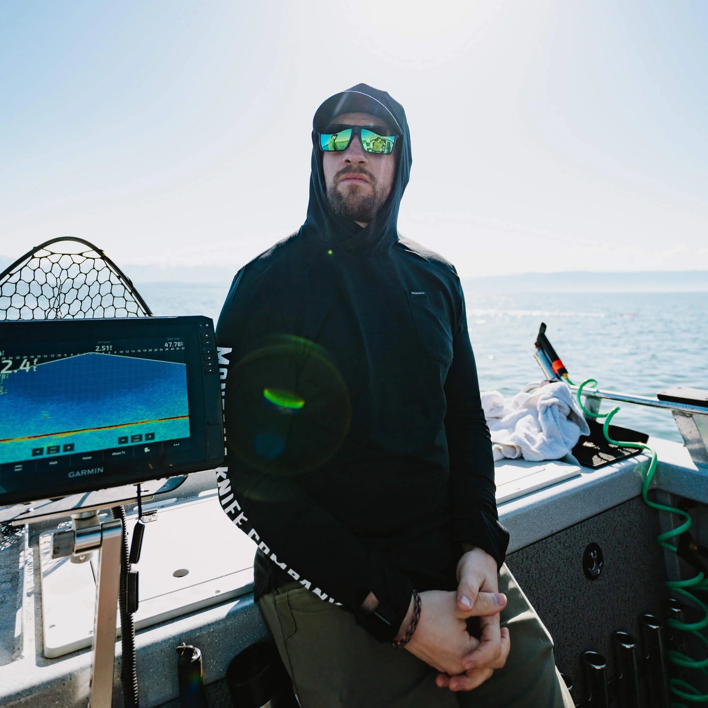 SUN RIVER BAMBOO HOODIE - BLACK