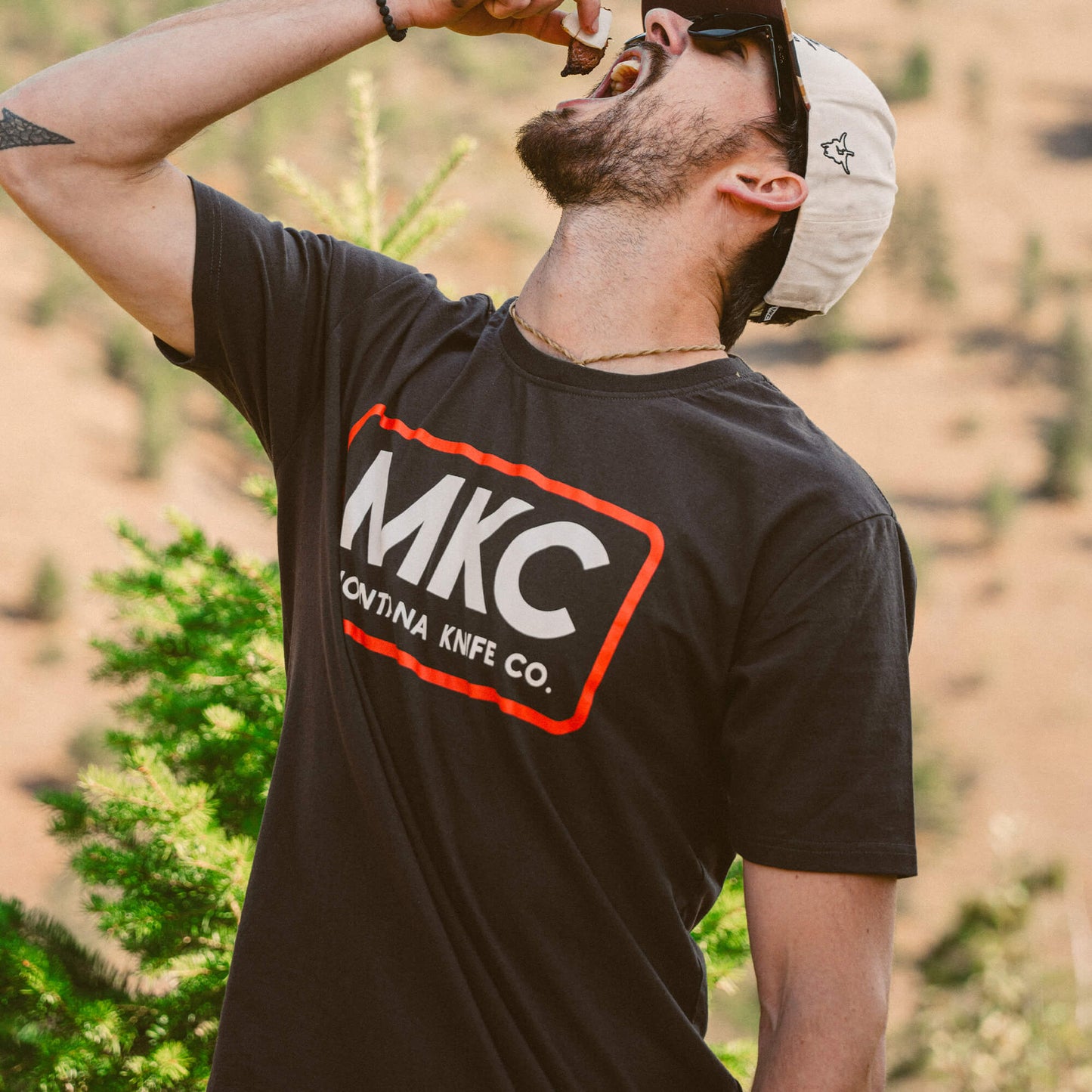 MKC LOGO TEE - COFFEE