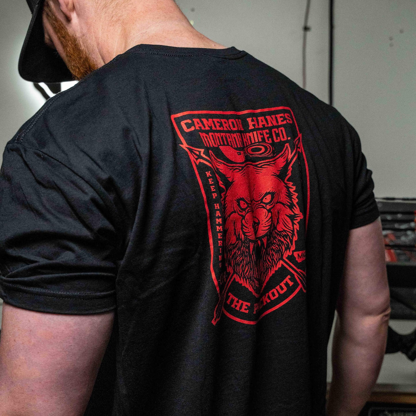 MKC X CAM HANES PACKOUT TEE - BLACK