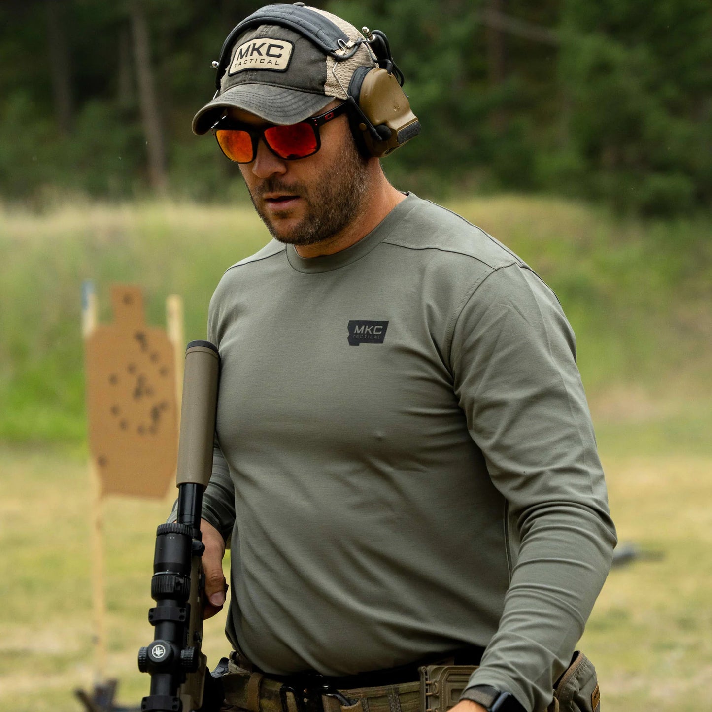 RANGE DAY PERFORMANCE LONG SLEEVE - OD GREEN