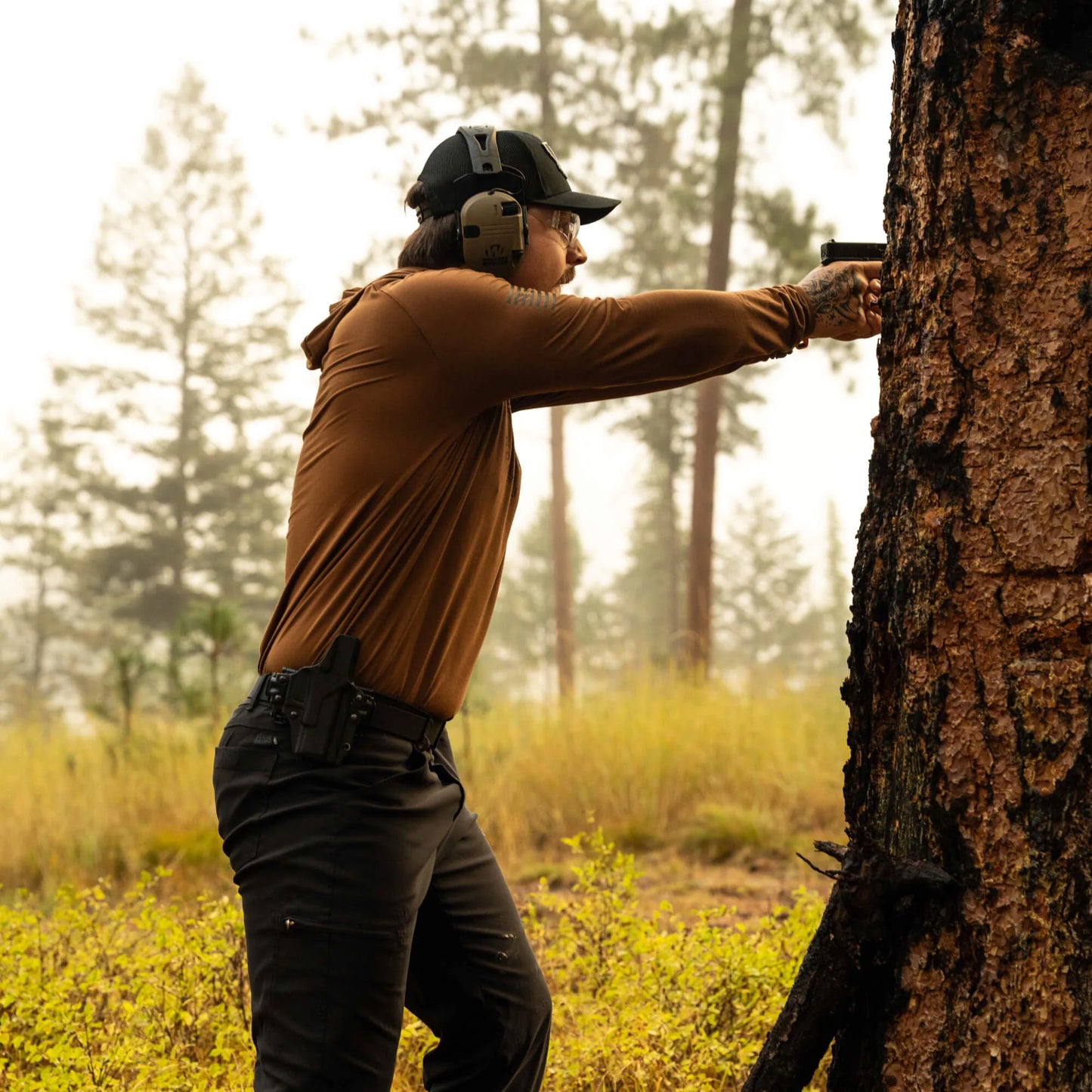 TACTICAL LIGHTWEIGHT BAMBOO HOODIE - COYOTE