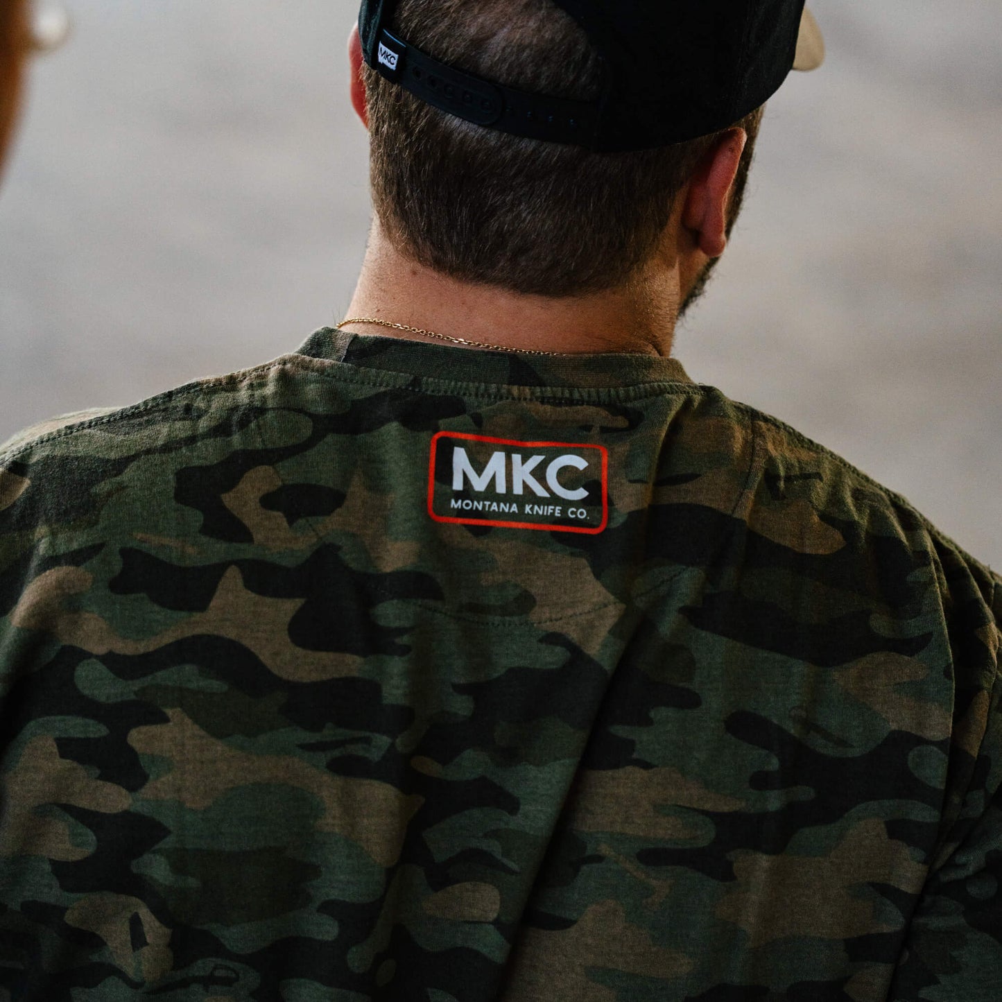 MKC LOGO TEE - VINTAGE WOODLAND CAMO