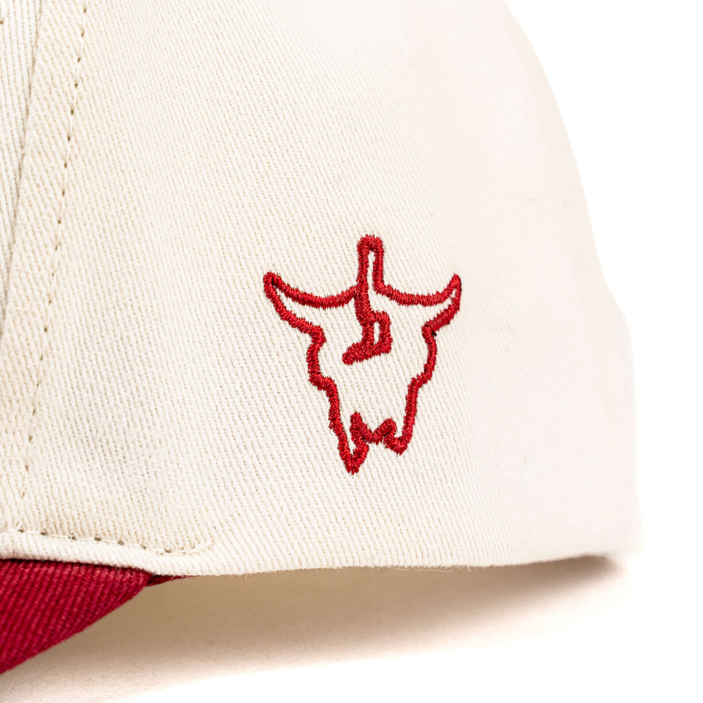 MKC UNIVERSITY HAT - IVORY/MAROON
