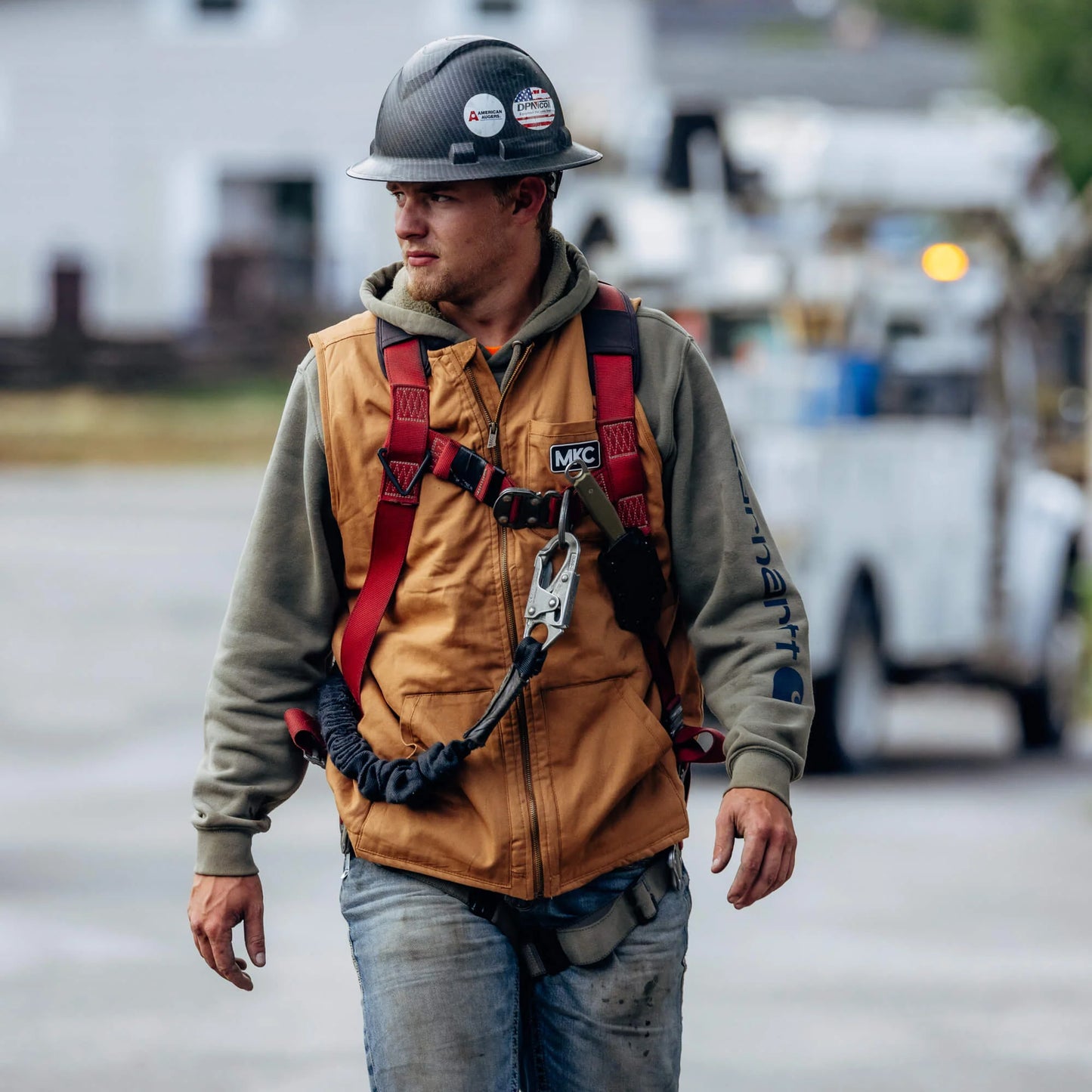 MKC CANVAS WORK VEST - TAN