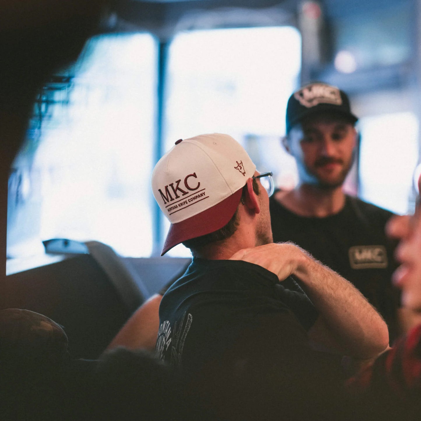 MKC UNIVERSITY HAT - IVORY/MAROON