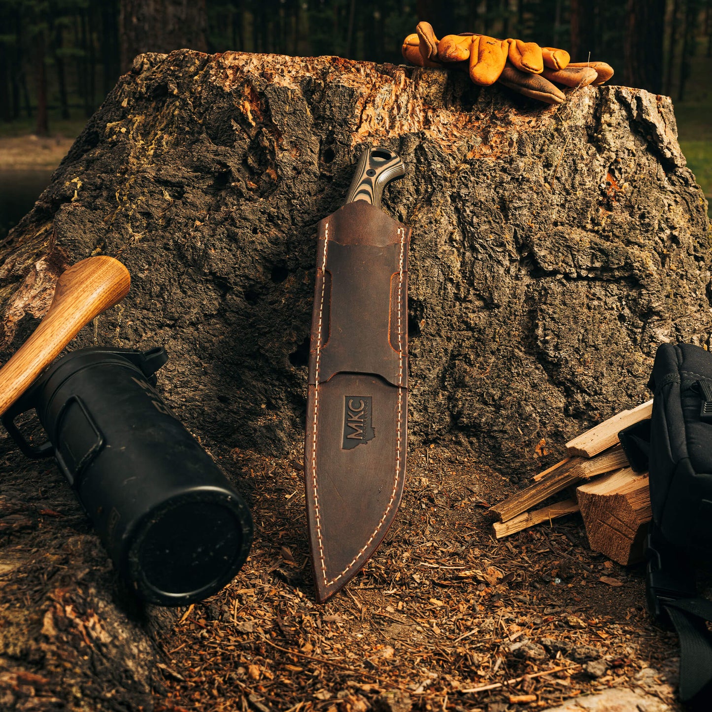 MKC CHOPPER - TAN & BLACK