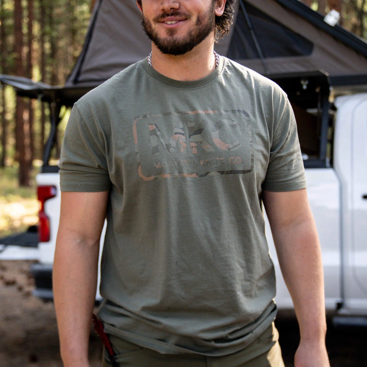 MKC LOGO TEE - OLIVE