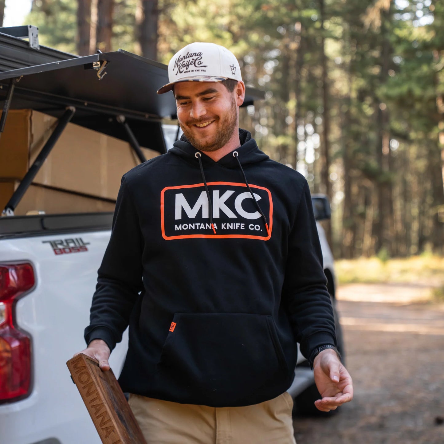 MKC FLEECE HOODIE - BLACK
