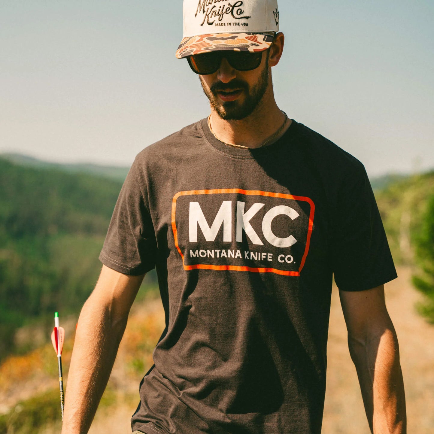 MKC LOGO TEE - COFFEE