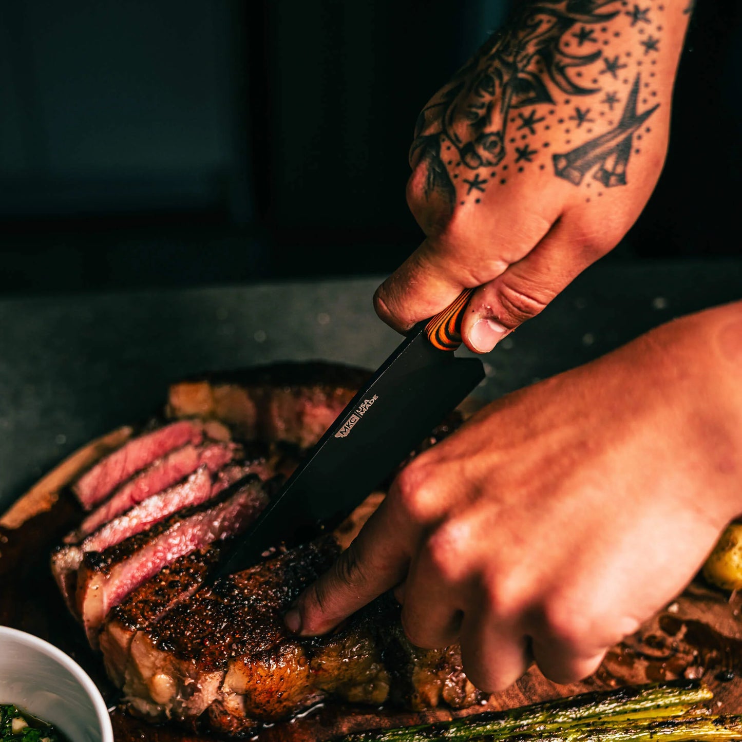 BIGHORN CHEF - ORANGE & BLACK