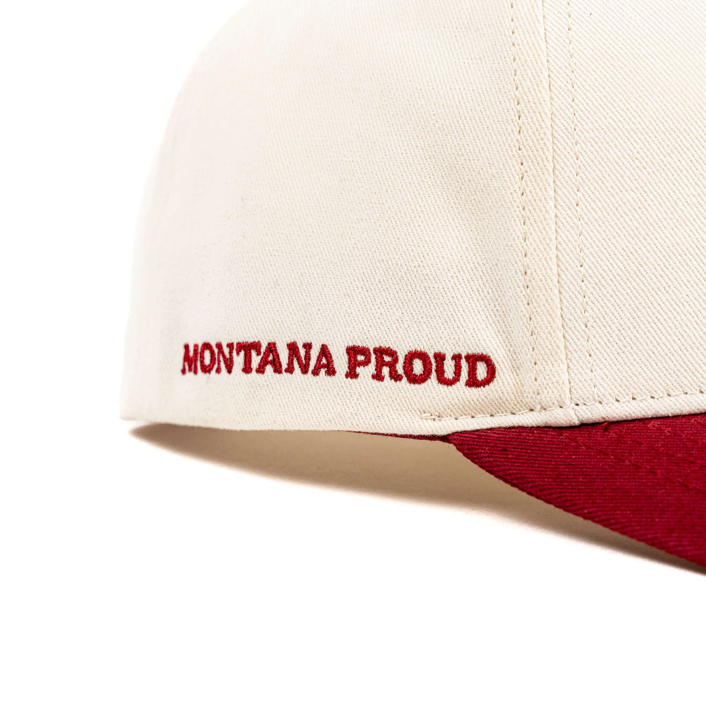 MKC UNIVERSITY HAT - IVORY/MAROON