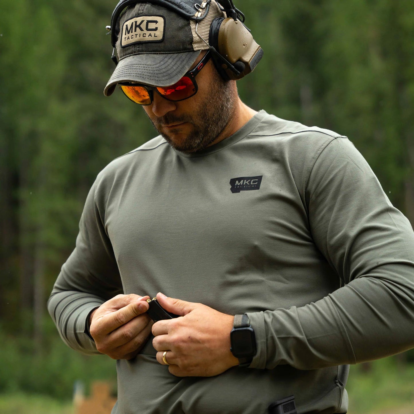 RANGE DAY PERFORMANCE LONG SLEEVE - OD GREEN