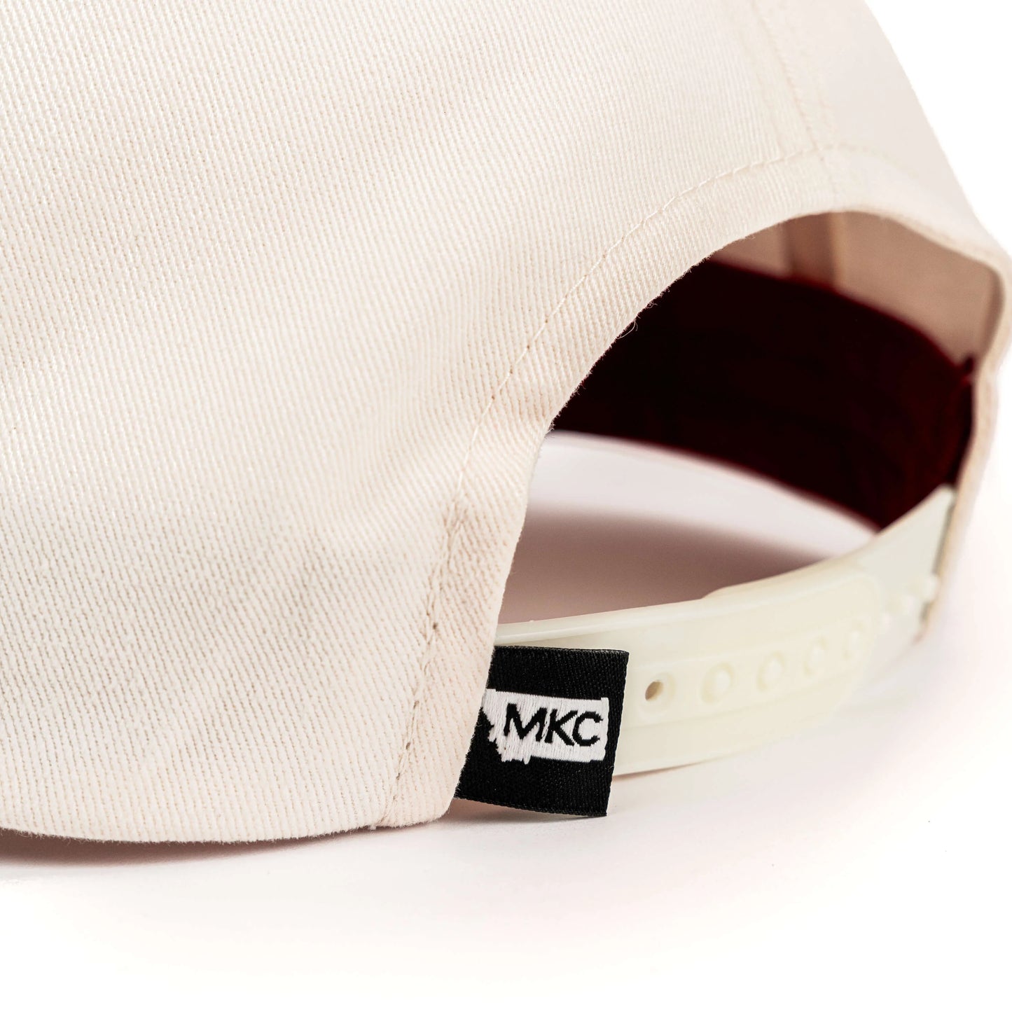 MKC UNIVERSITY HAT - IVORY/MAROON