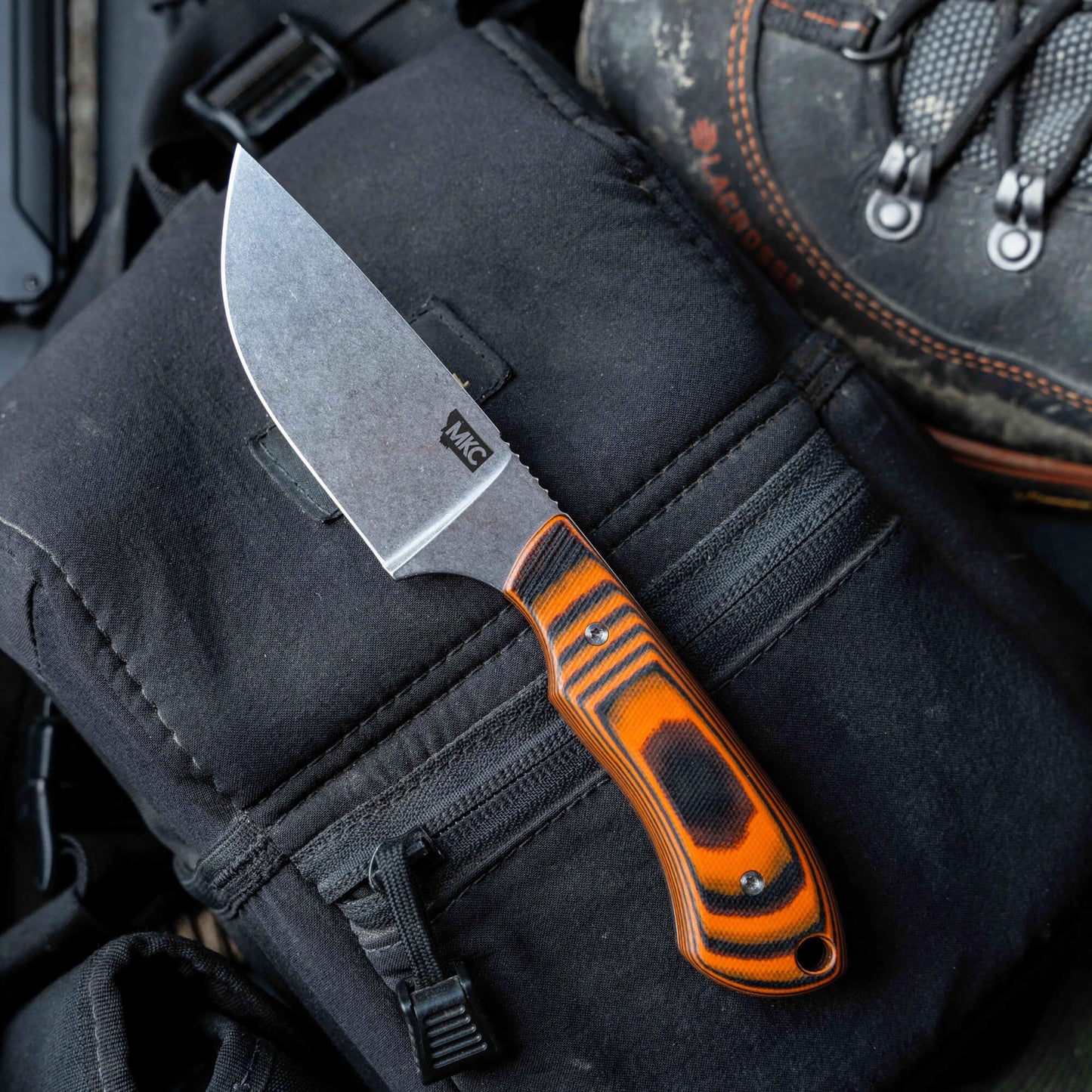 ELKHORN SKINNER - ORANGE & BLACK