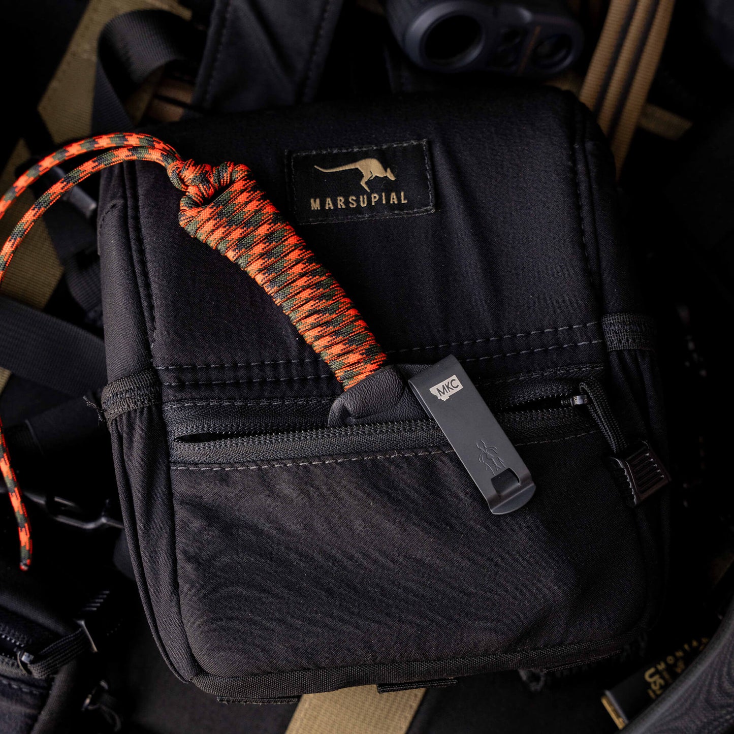 MINI STONED GOAT - ORANGE & BLACK