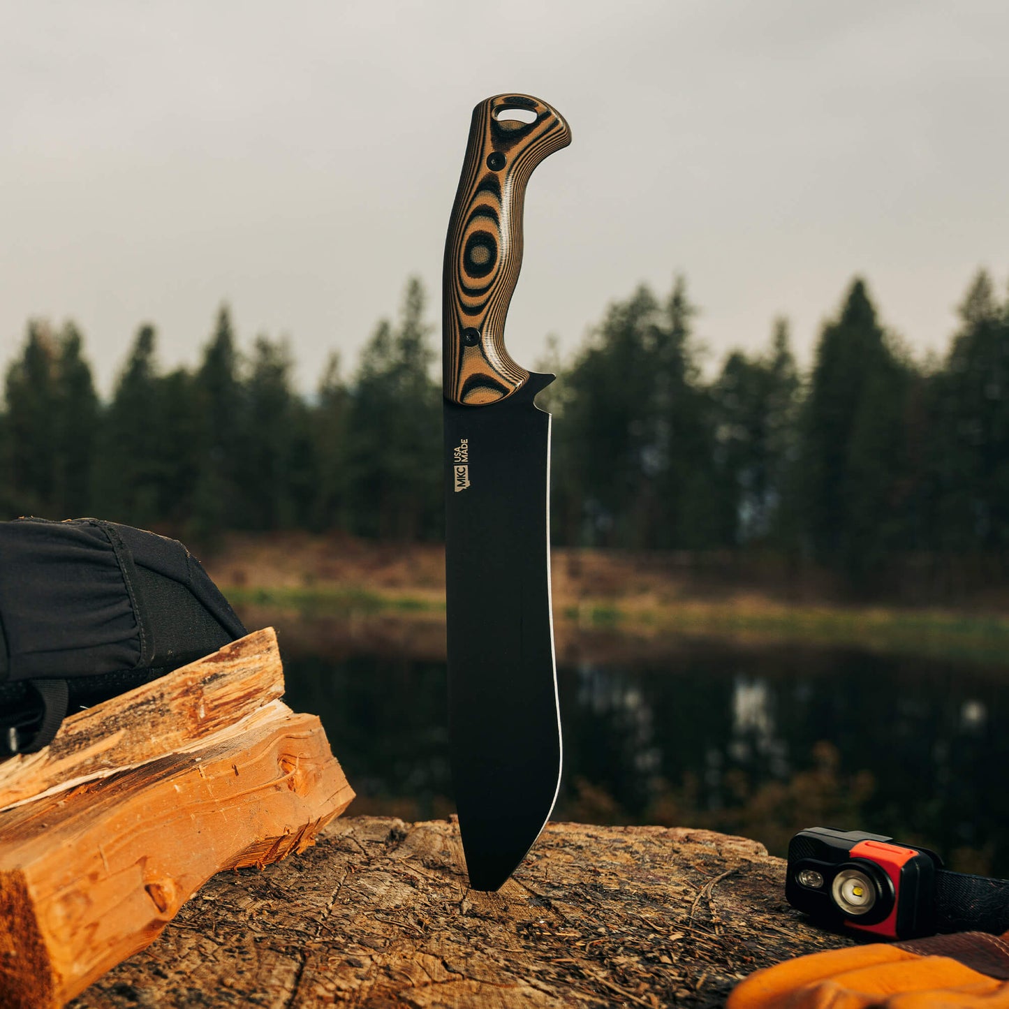 MKC CHOPPER - TAN & BLACK