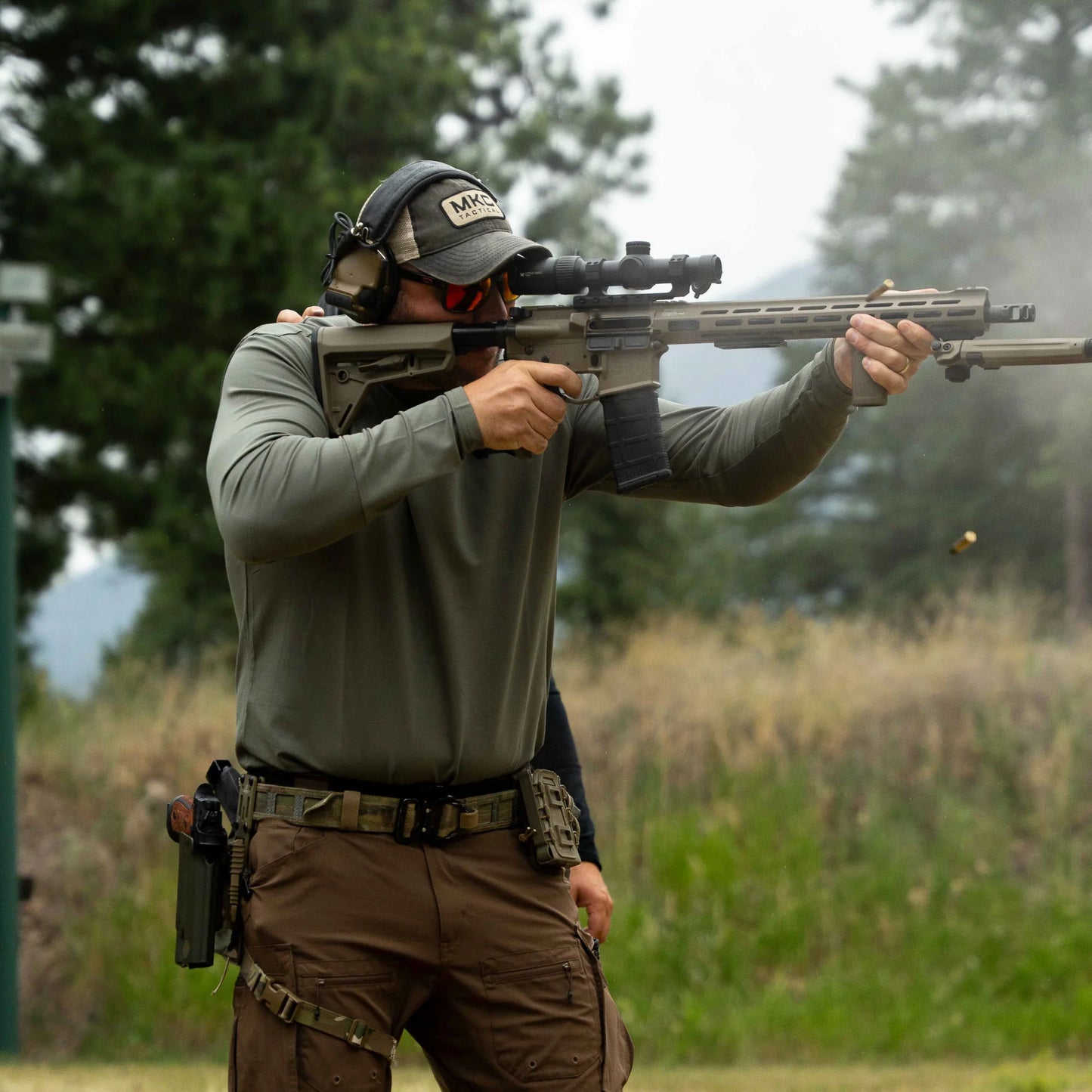 RANGE DAY PERFORMANCE LONG SLEEVE - OD GREEN