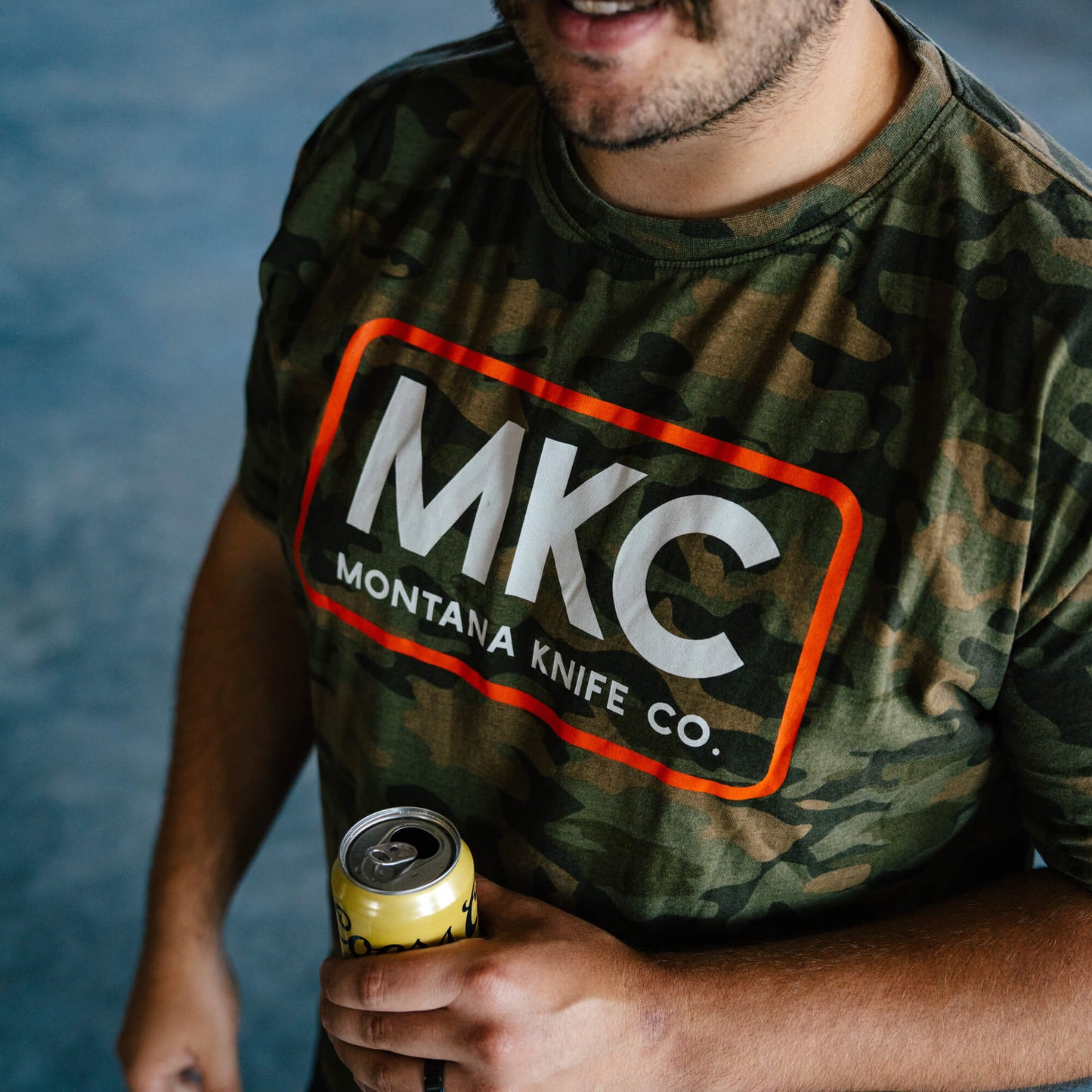 MKC LOGO TEE - VINTAGE WOODLAND CAMO