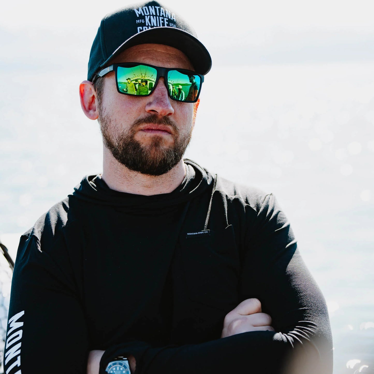 SUN RIVER BAMBOO HOODIE - BLACK