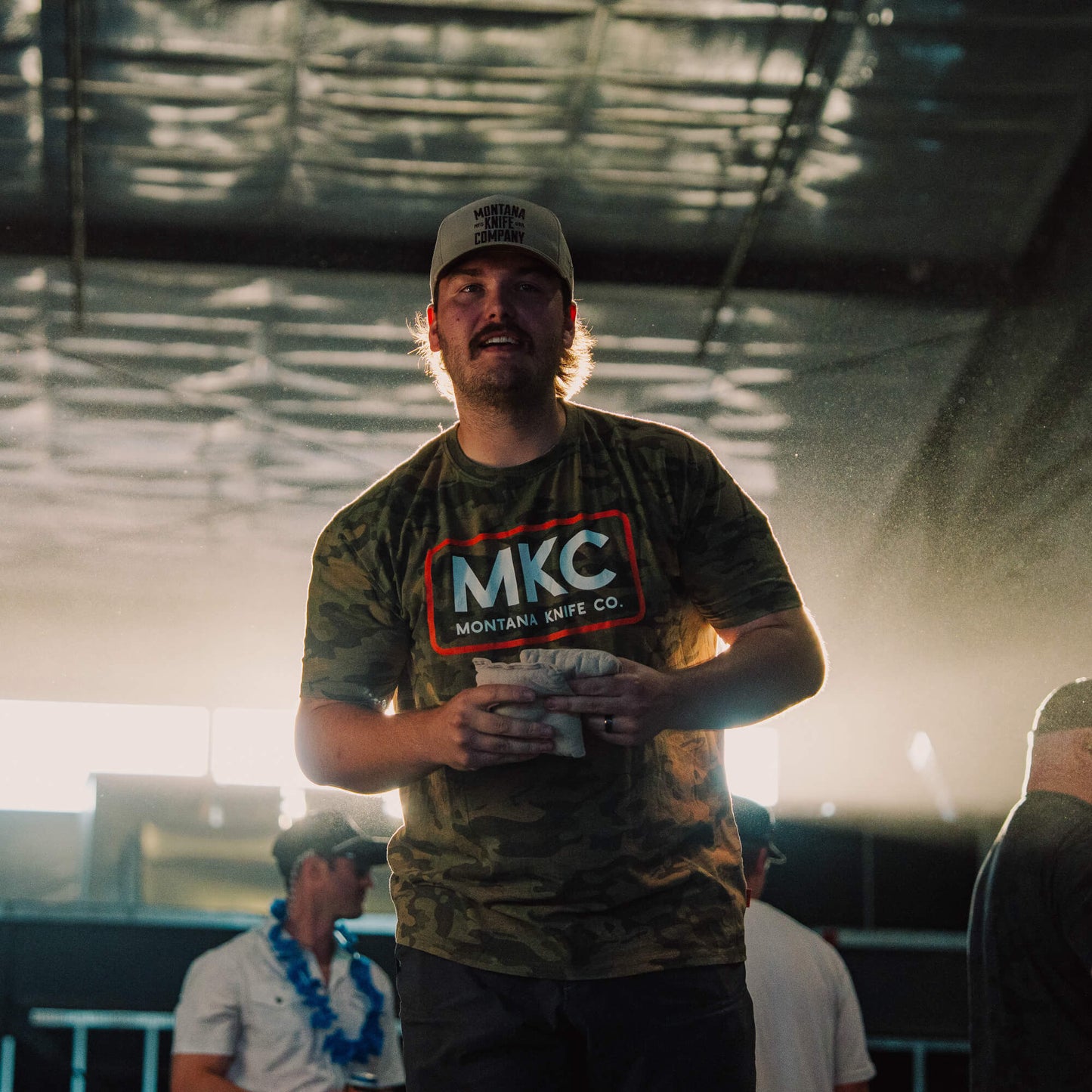 MKC LOGO TEE - VINTAGE WOODLAND CAMO