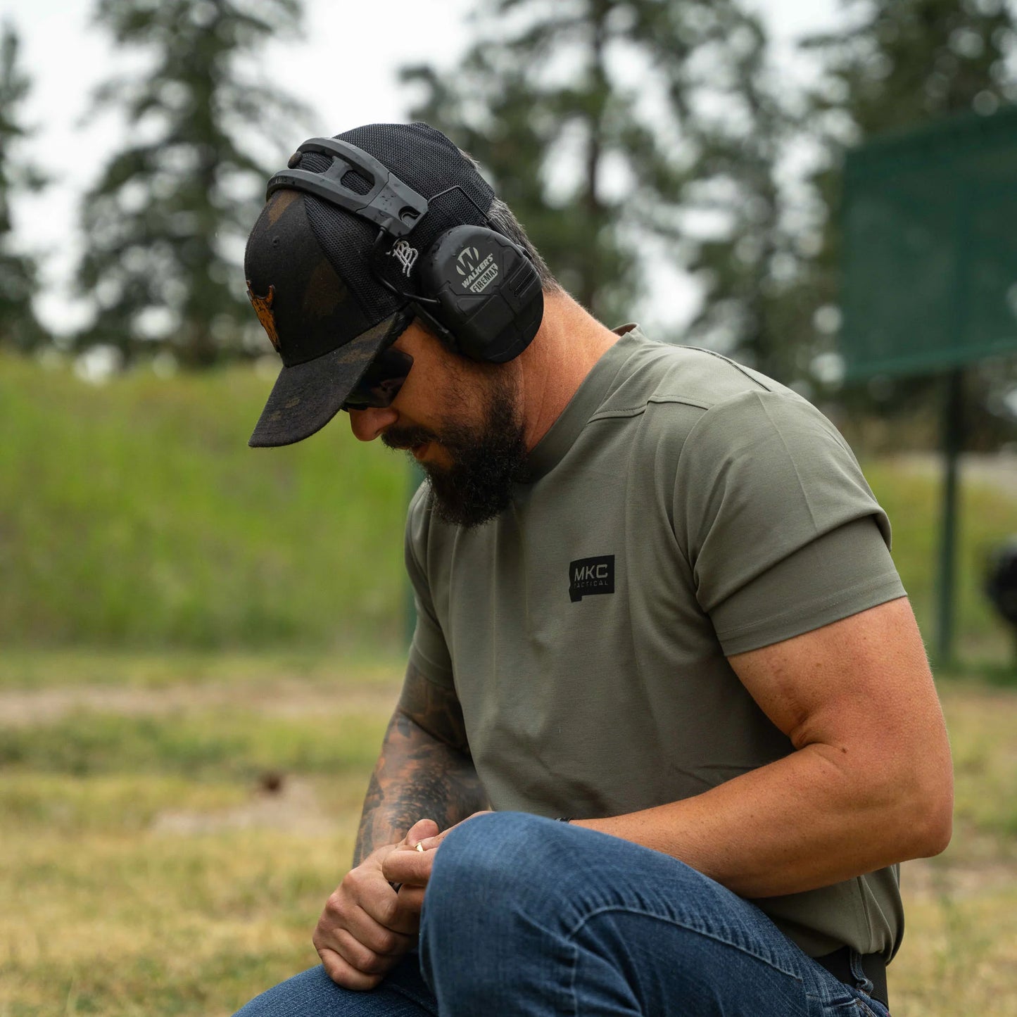 RANGE DAY PERFORMANCE SHORT SLEEVE - OD GREEN