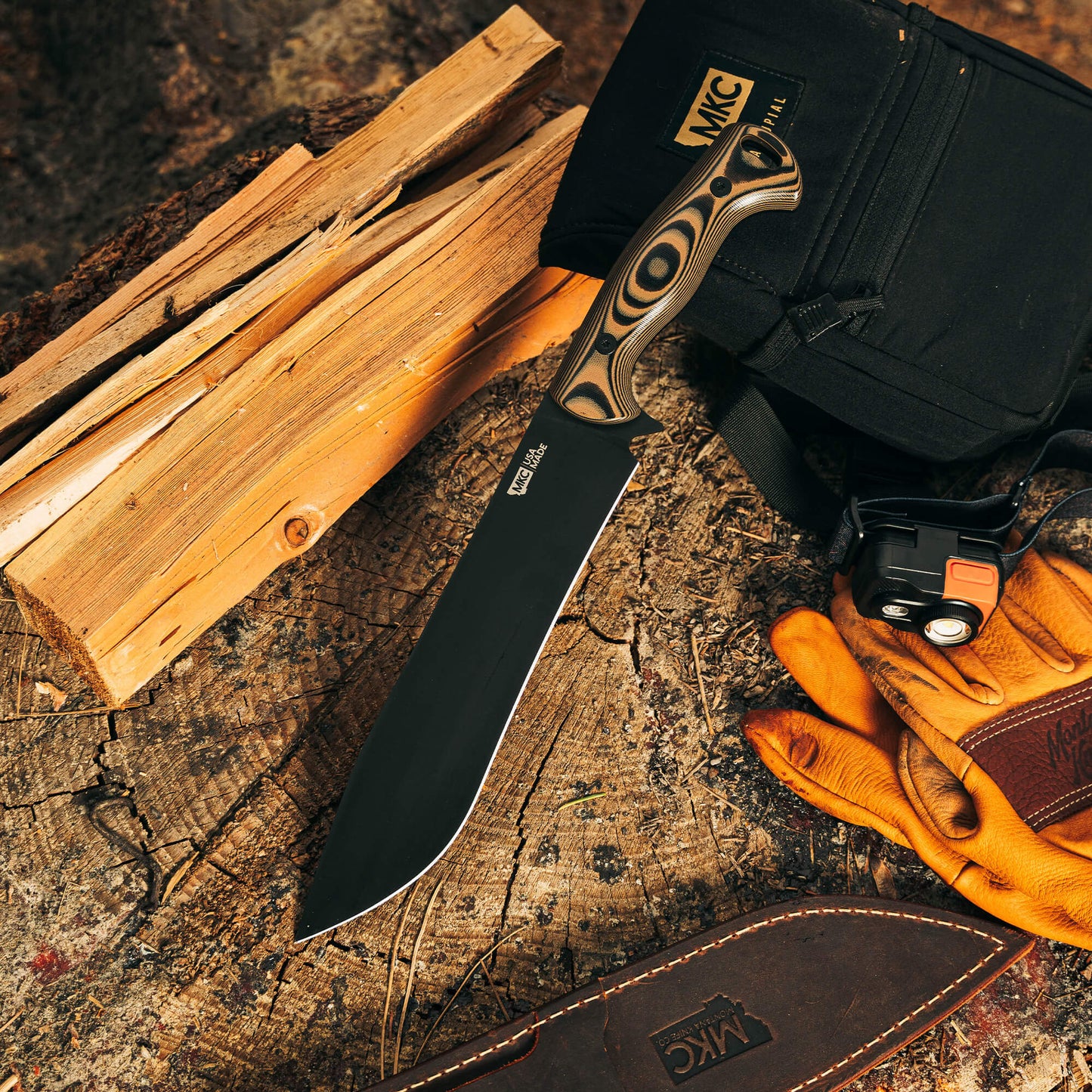 MKC CHOPPER - TAN & BLACK